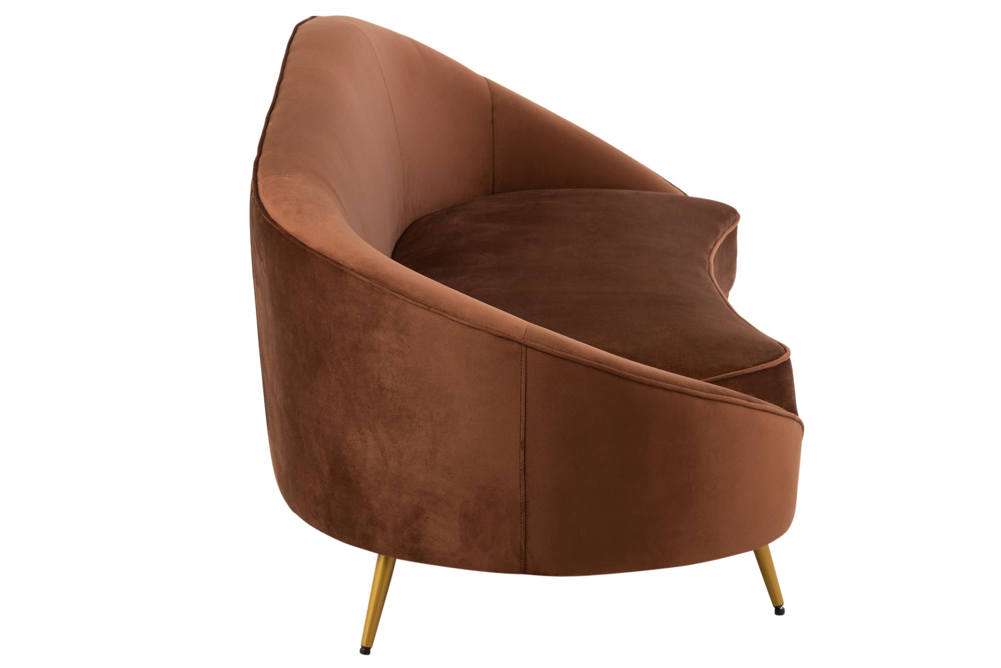 Stoffen Bank Elisabeth Bruin 180cm J-Line