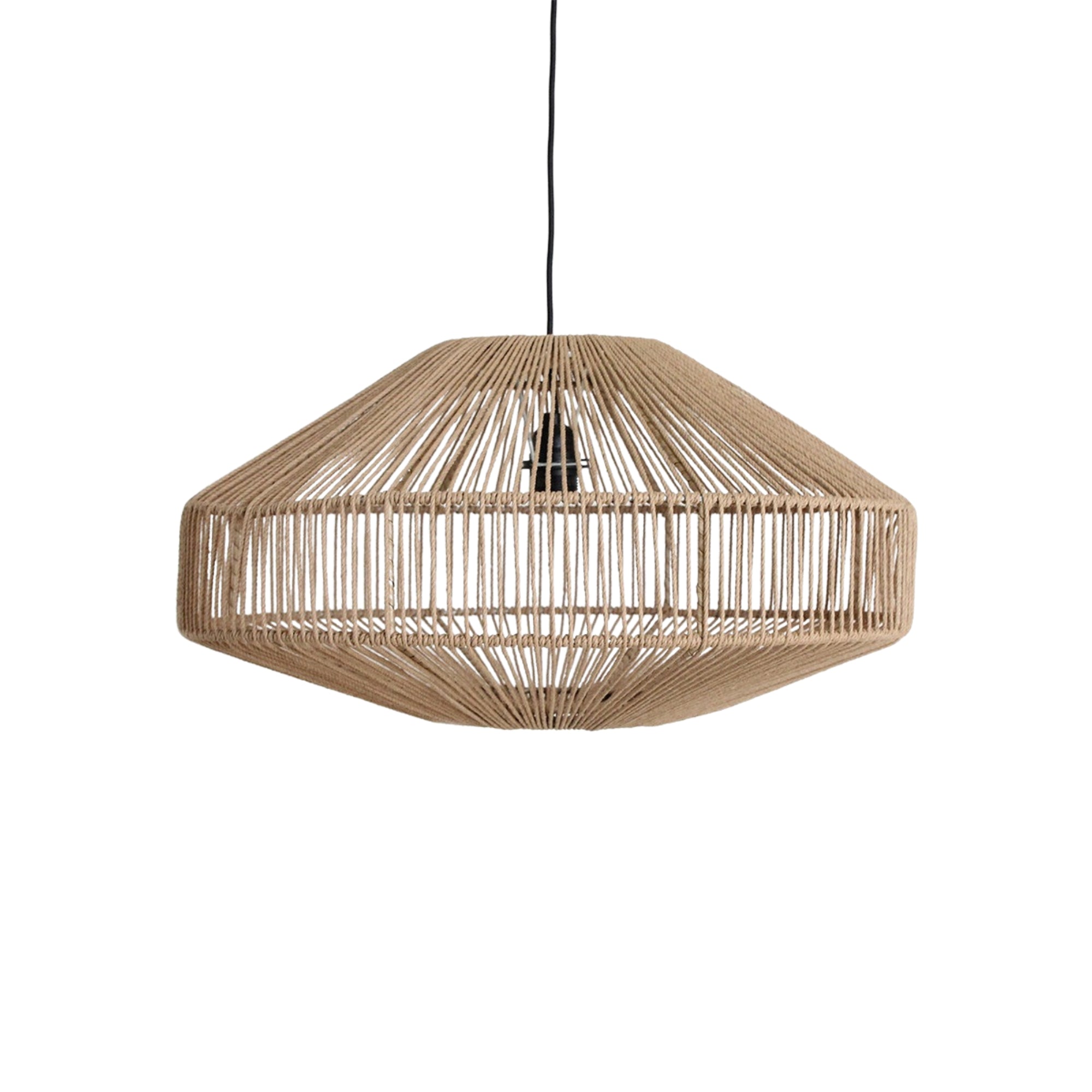 Raw Materials Hanglamp Linea Gem Touw Naturel Medium Ø60cm