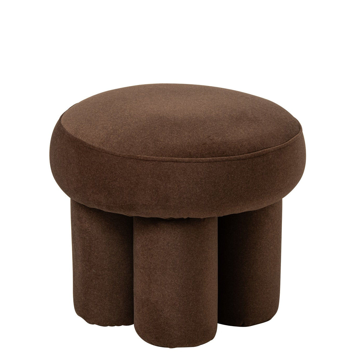 Poef Poten Multiplex/Stof Taupe Small J-Line