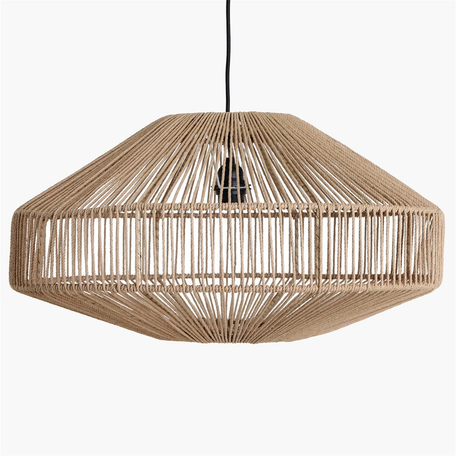 Raw Materials Hanglamp Linea Gem Touw Naturel Medium Ø60cm