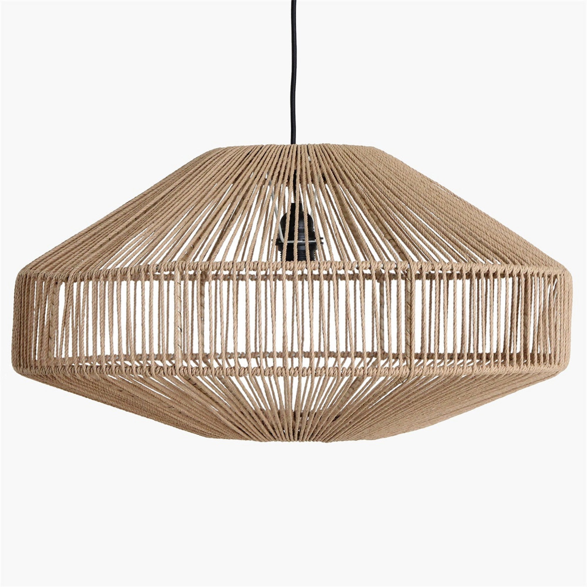 Raw Materials Hanglamp Linea Gem Touw Naturel Medium Ø60cm