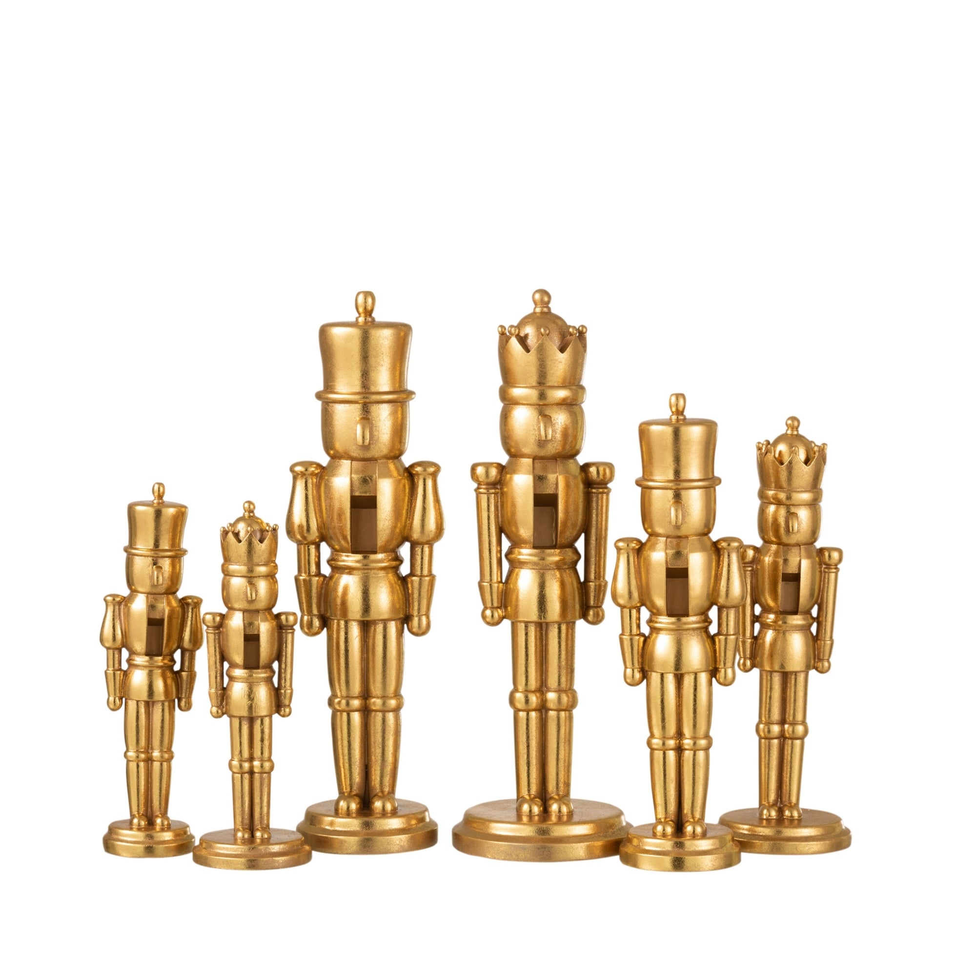 Notenkraker Goud Large 47cm J-Line Set van 2