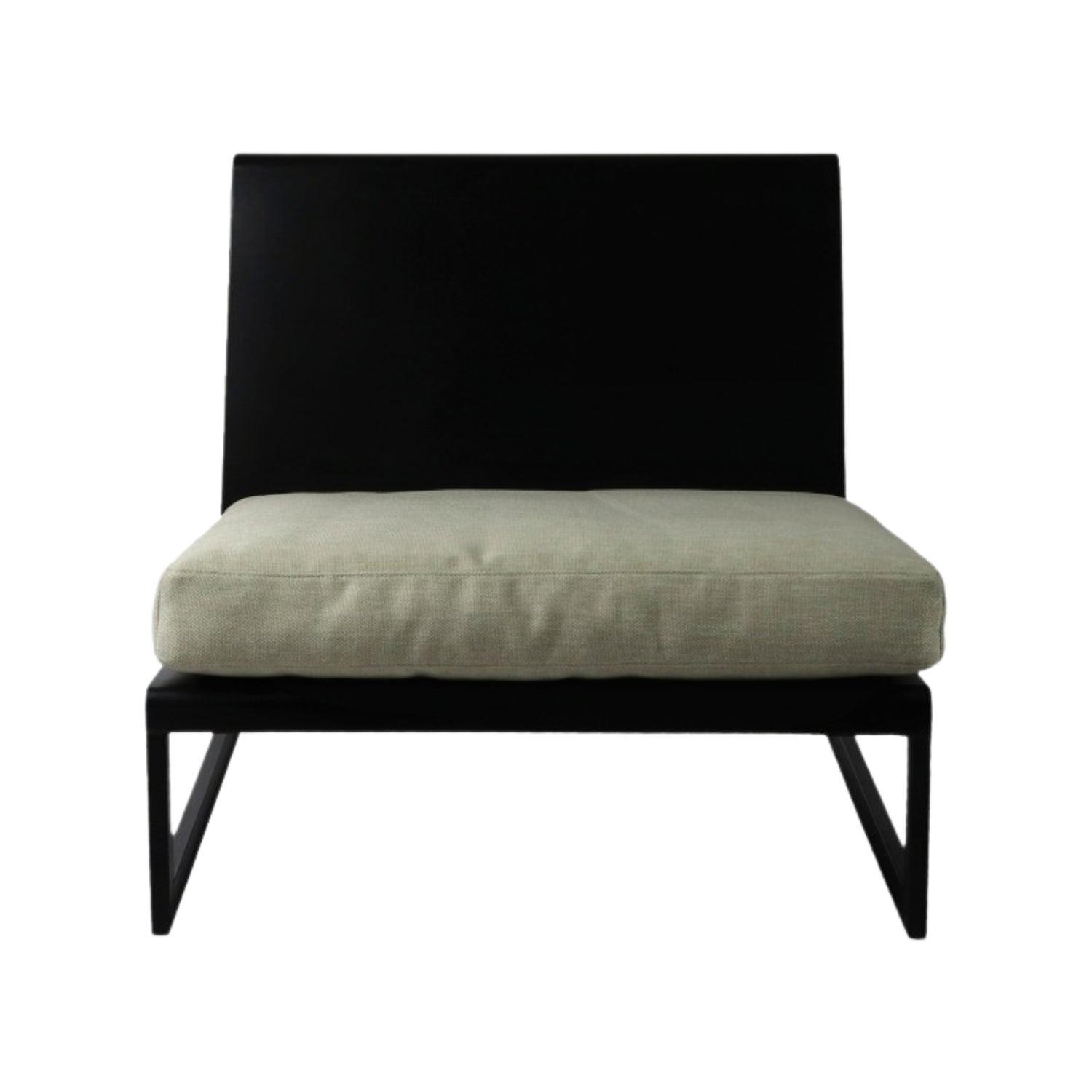 Vanta Lounge Chair Metall Schwarz Pomax