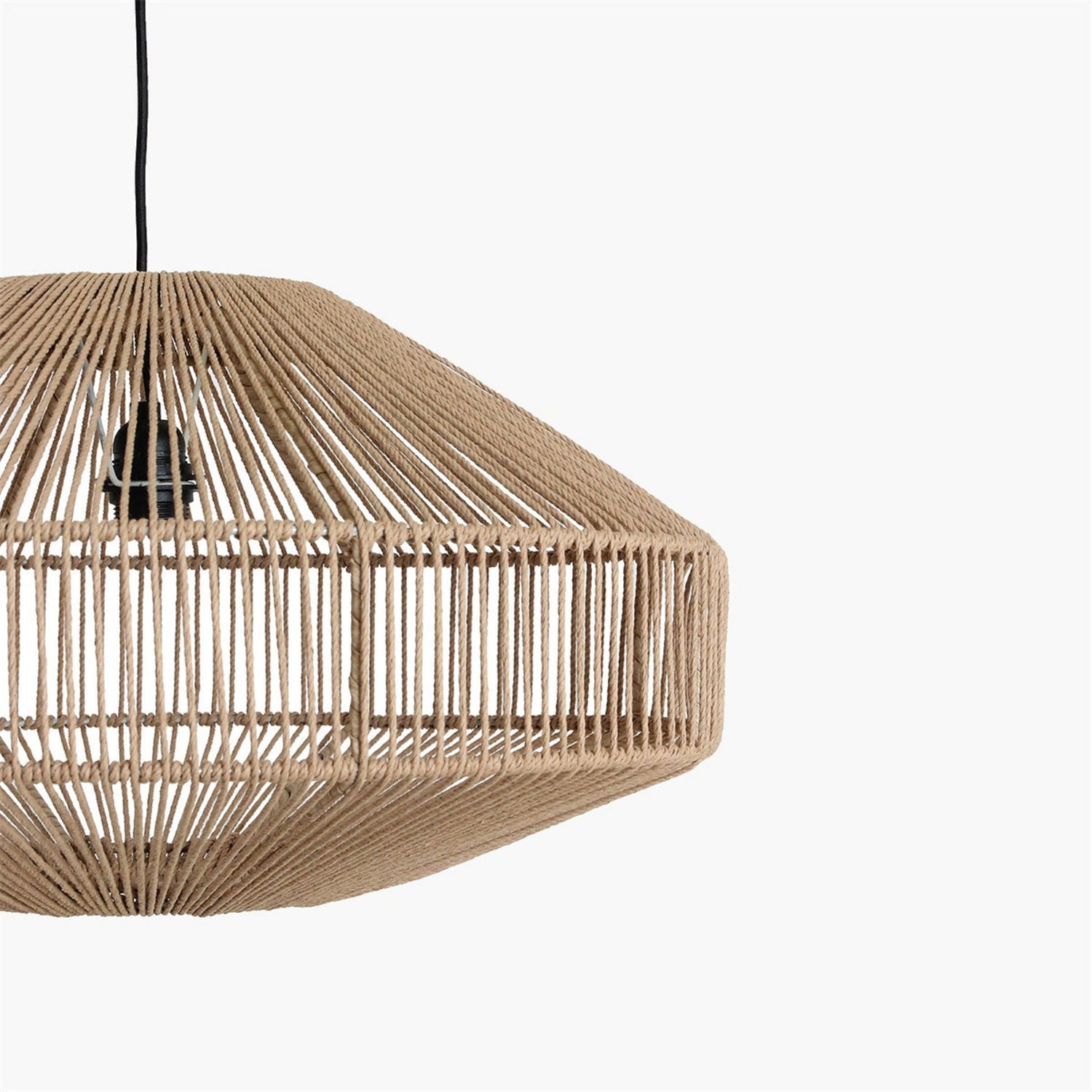 Raw Materials Hanglamp Linea Gem Touw Naturel Medium Ø60cm