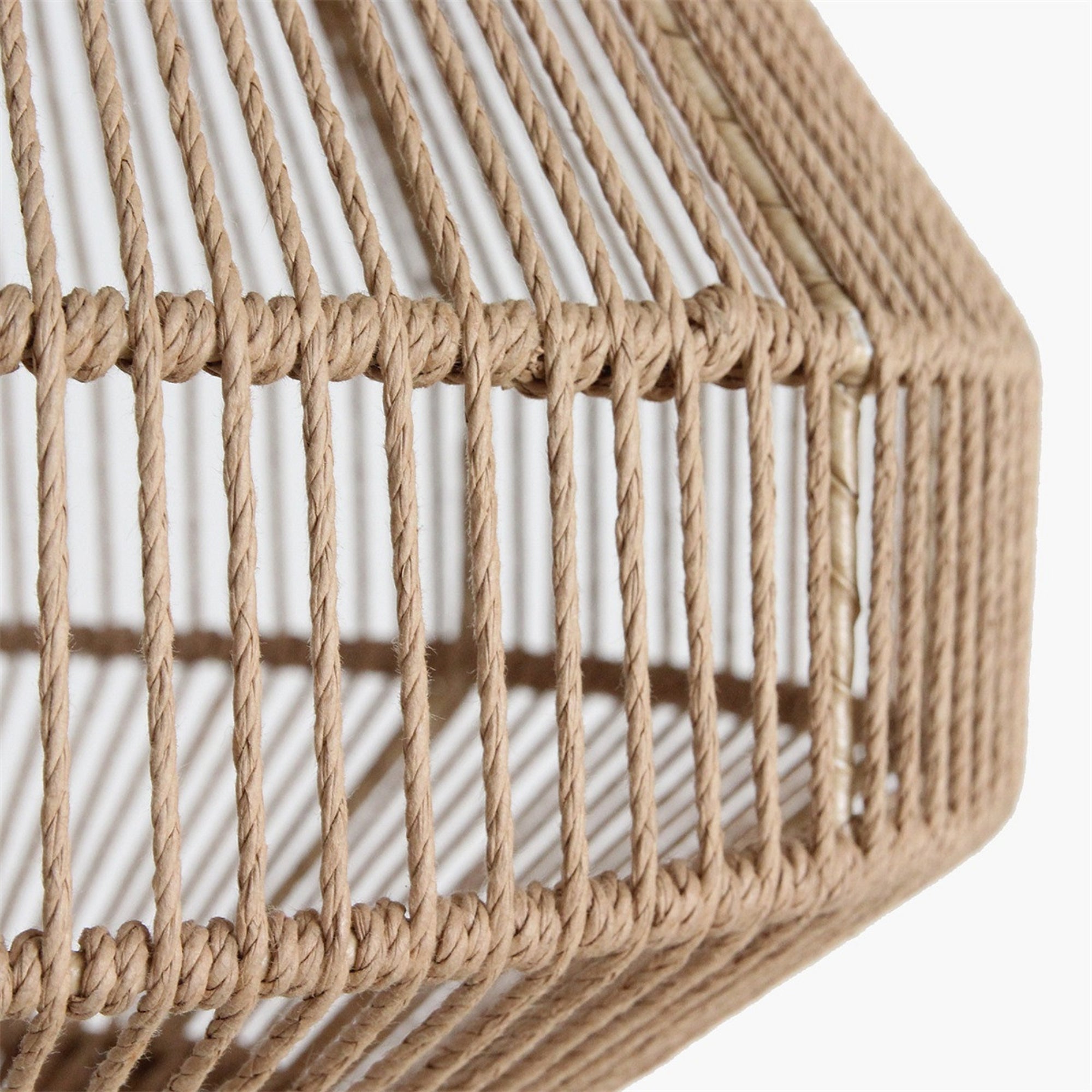Raw Materials Hanglamp Linea Diamond Touw Naturel Medium Ø44cm