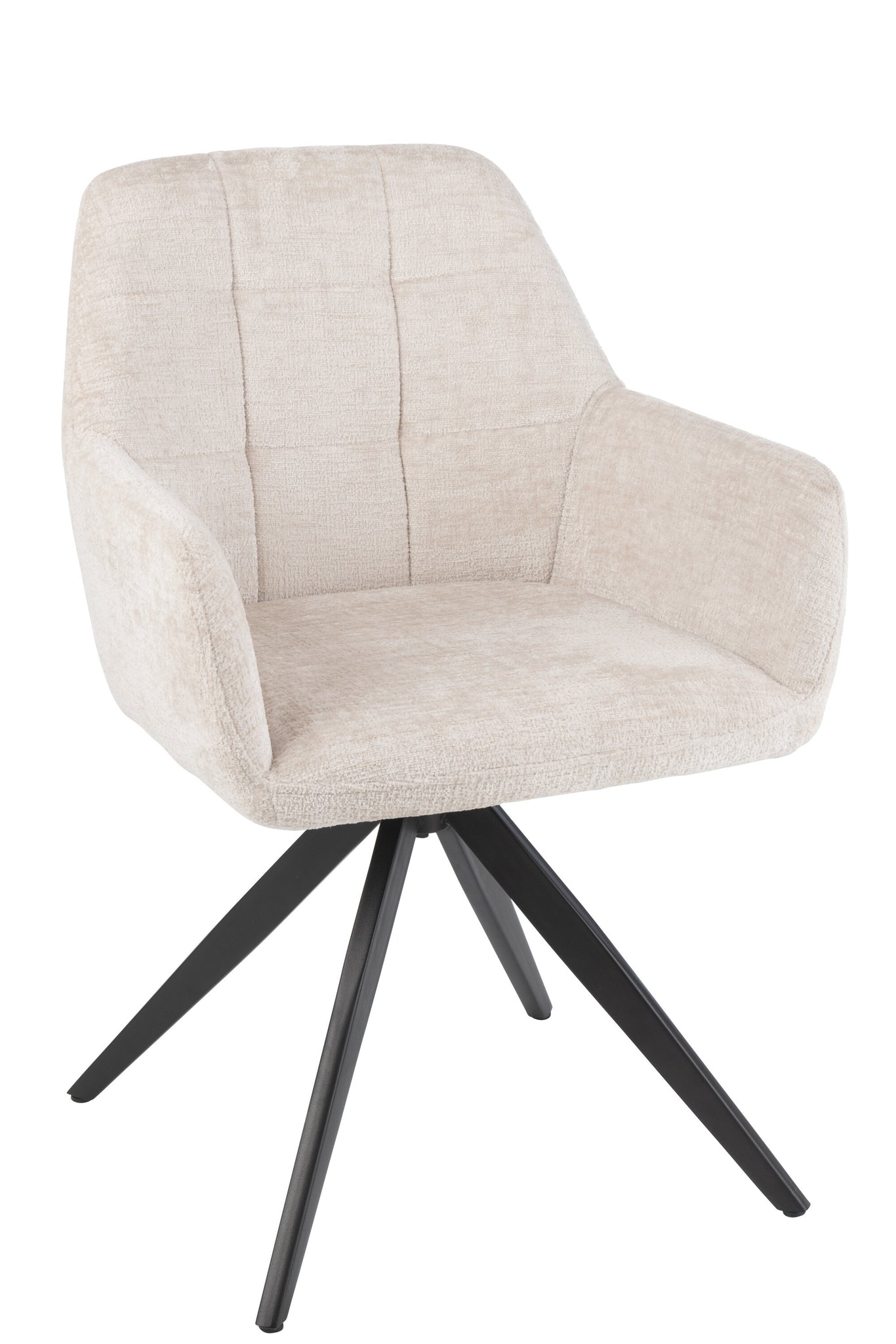 Stoel Louna Ijzer/Acryl Ivoor J-Line