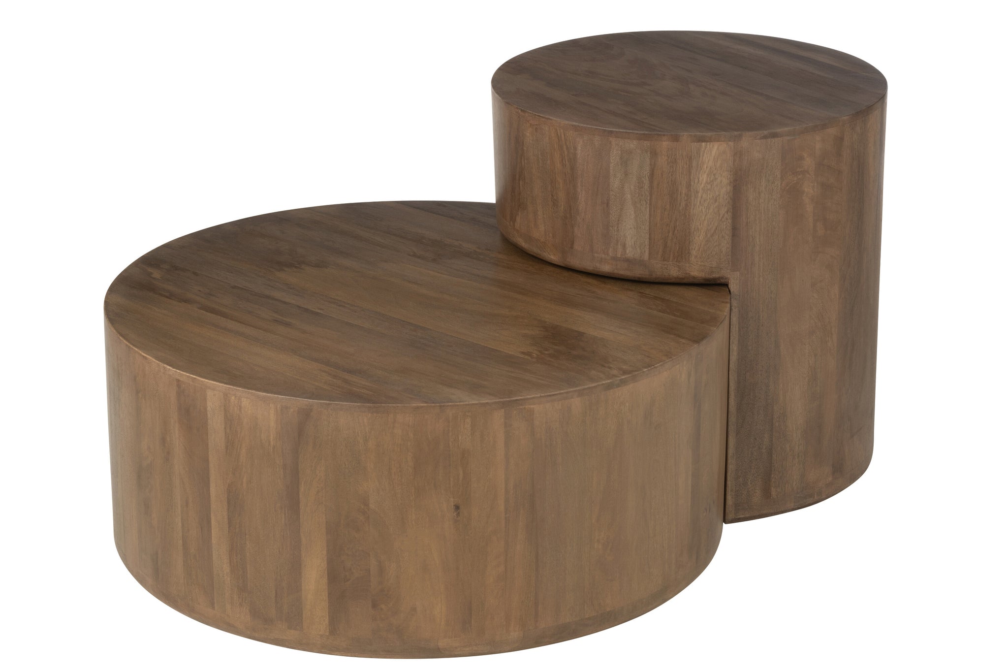 Bijzettafels Toge Mango Hout Bruin Set van 2 J-Line