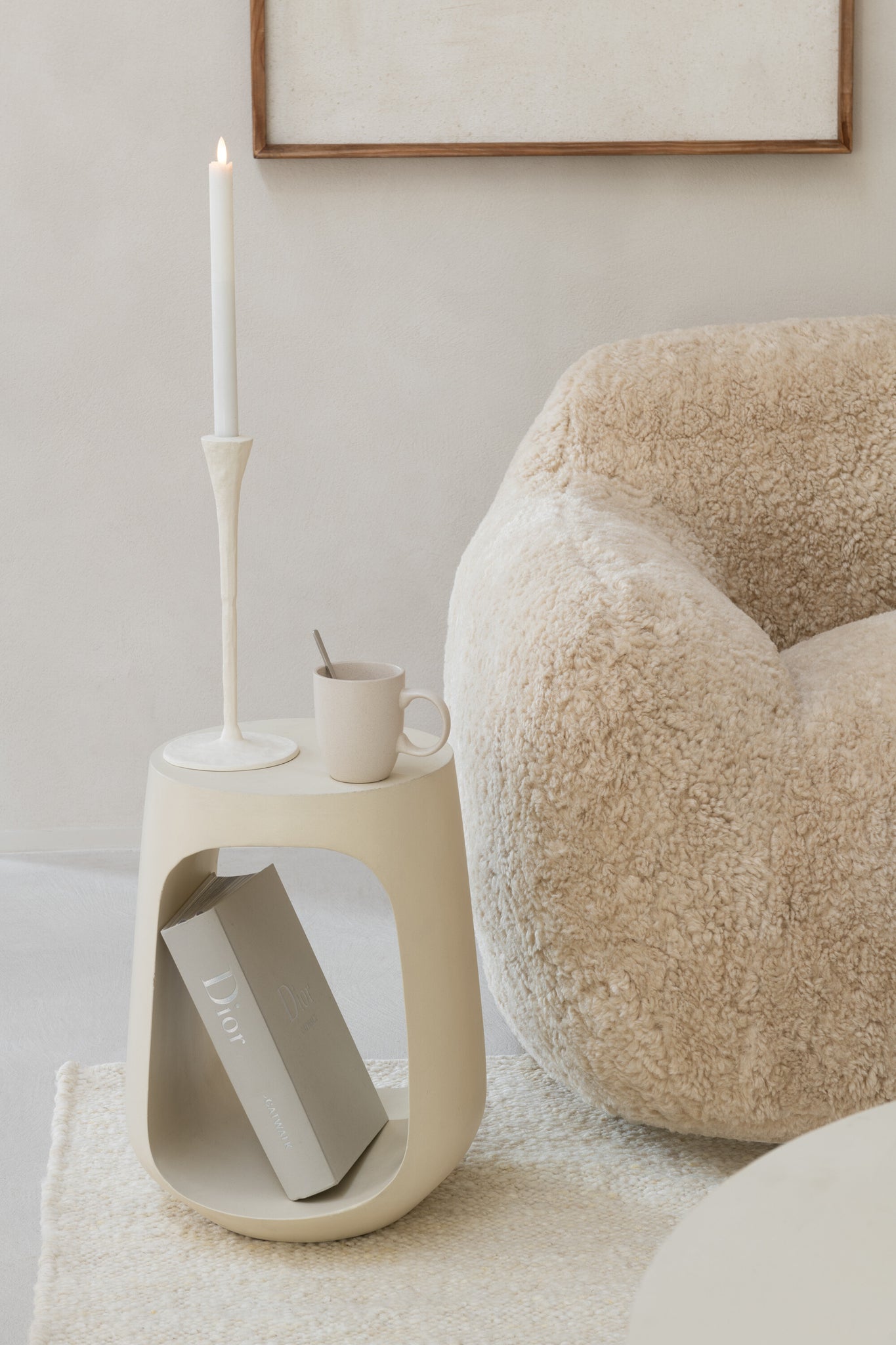 Shearl 1-zits Sofa Cream Small J-Line