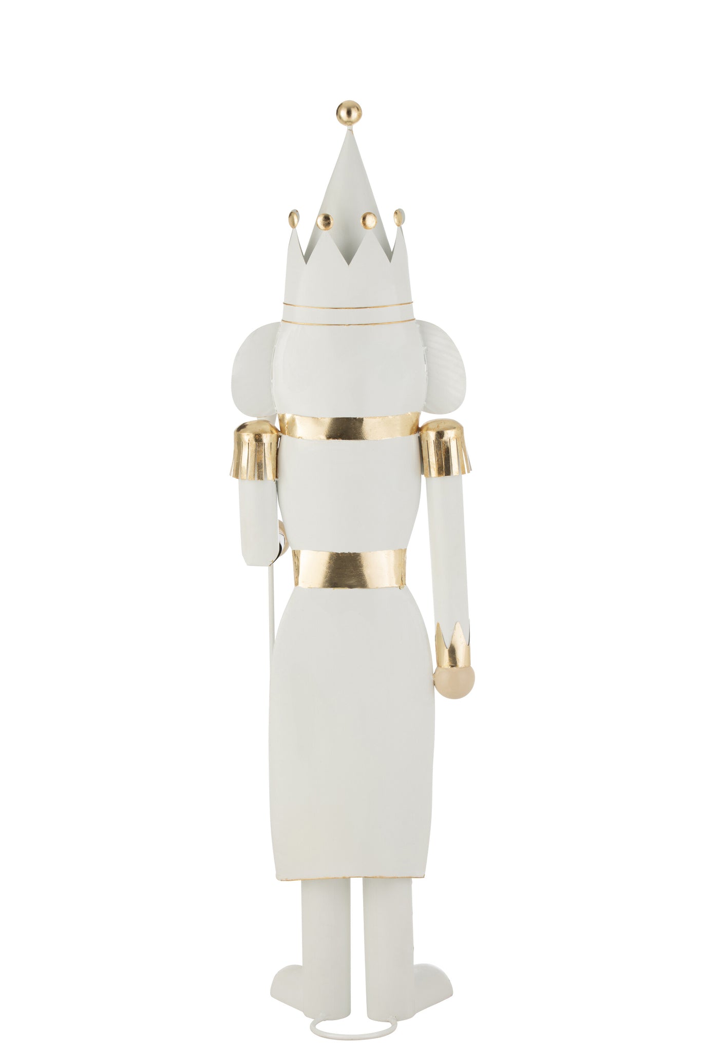 Notenkraker Metaal Goud/Wit Large H166cm J-Line