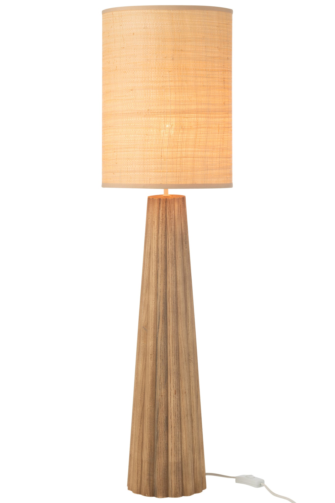 Tafellamp Paraplu Ailanthus Hout Naturel Large