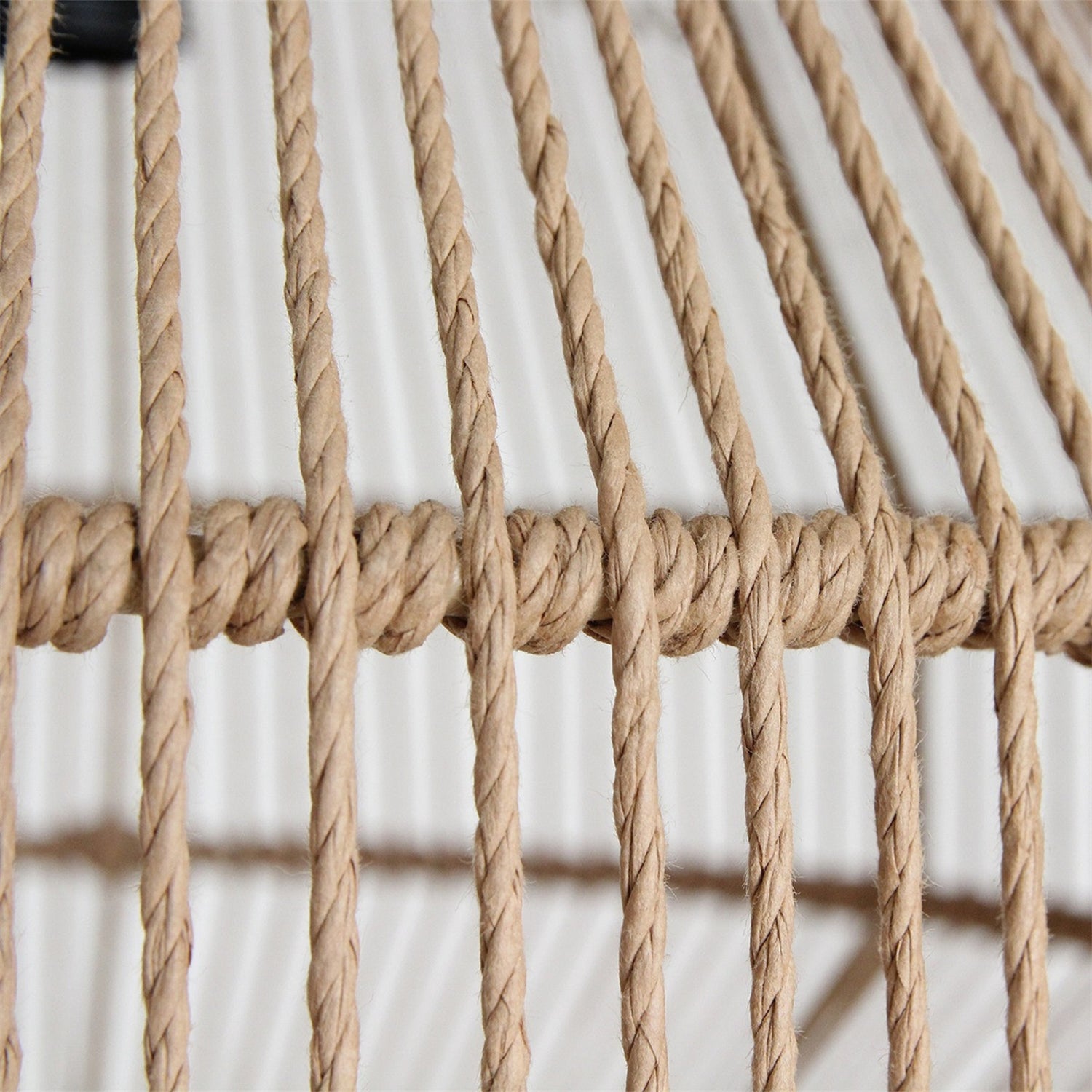 Raw Materials Hanglamp Linea Diamond Touw Naturel Medium Ø44cm