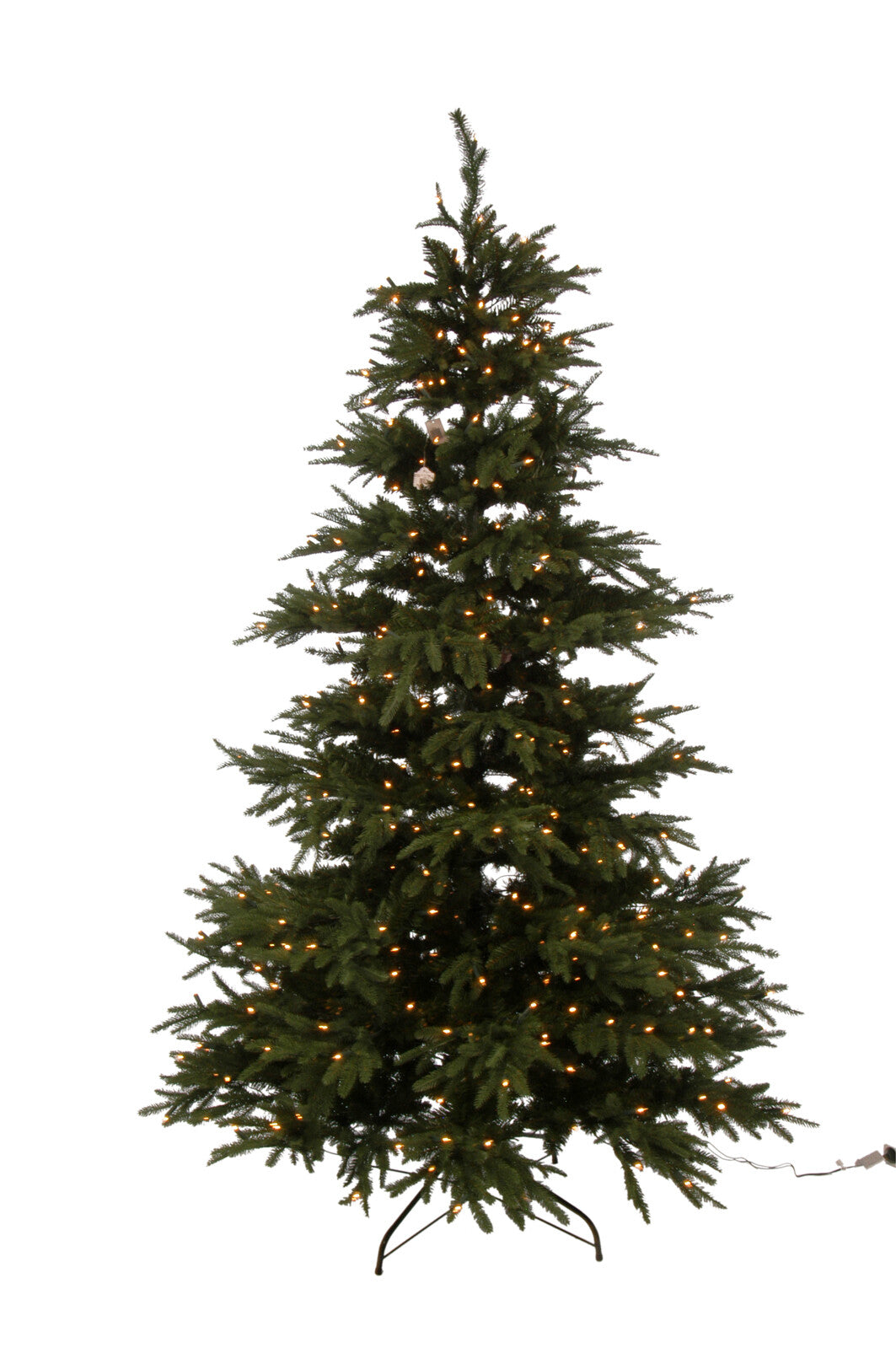 Kerstboom+Led Lichtjes Extra Plastiek Groen H225cm J-Line