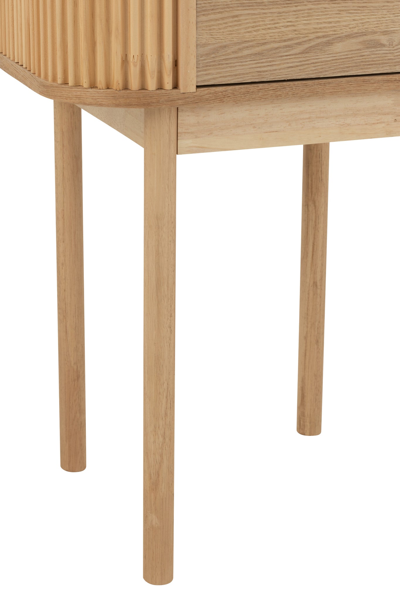 Nachtkast Rond Mdf/Dennenhout Naturel J-Line
