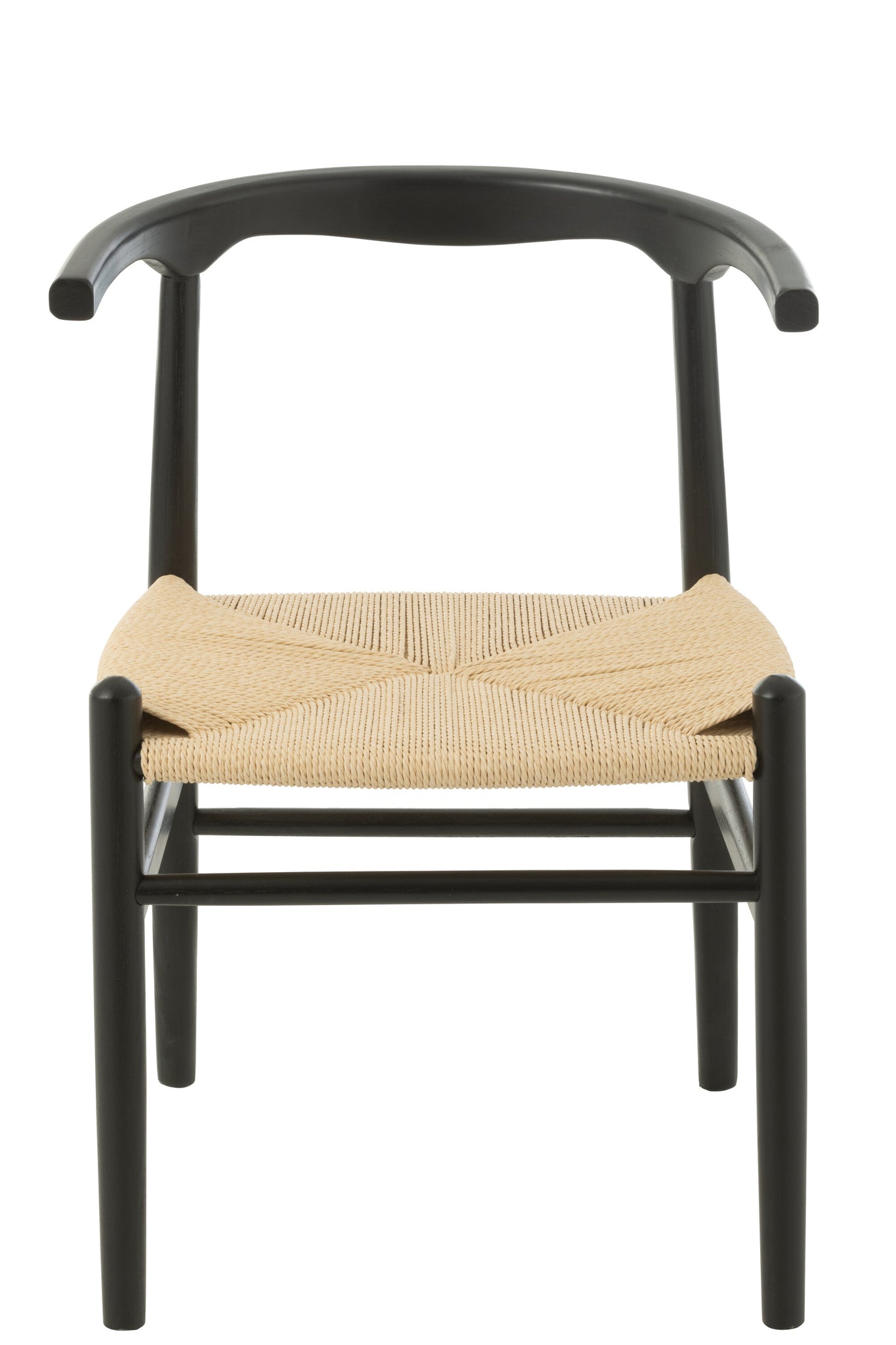 Stoel Toon Beukenhout/Touw Zwart J-Line