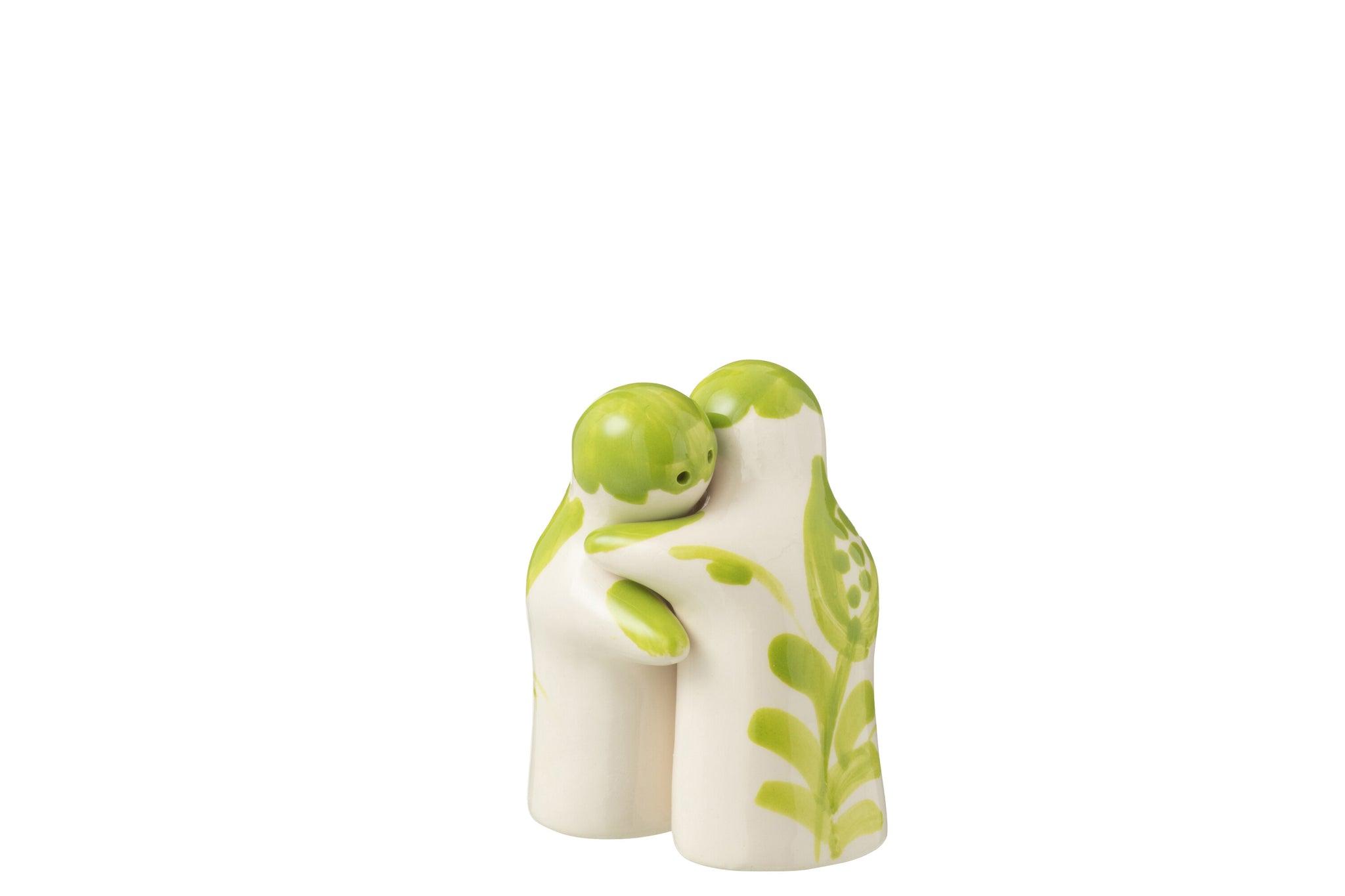 Peper & Zout Stelletje Granada Motief Groen/Wit Keramiek J-Line