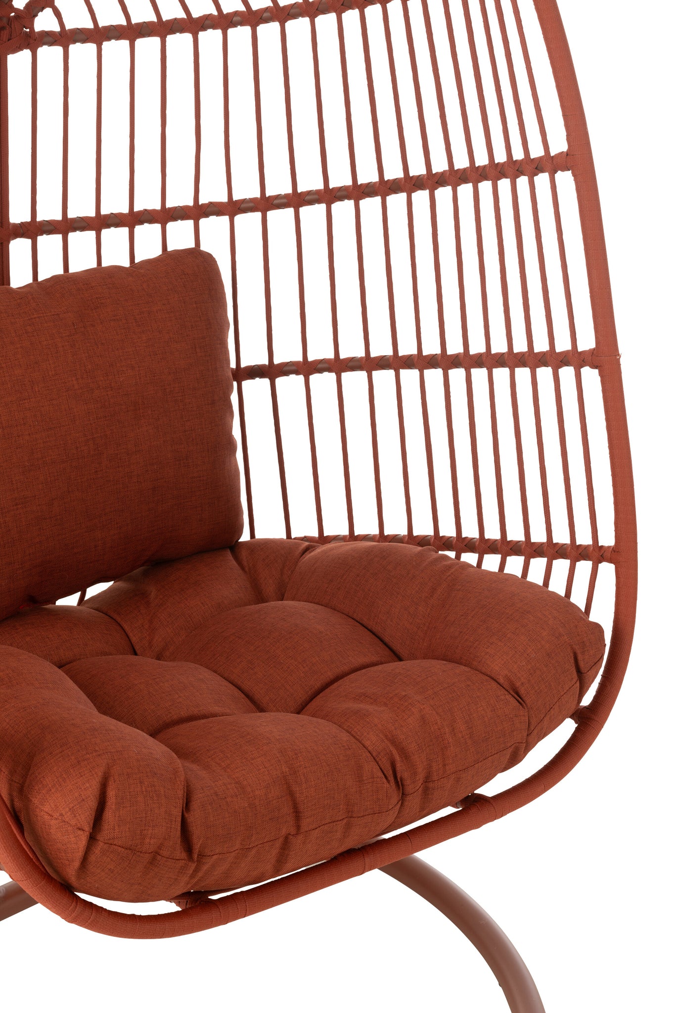 Hangstoel Egga Metaal/Koord Rood J-Line
