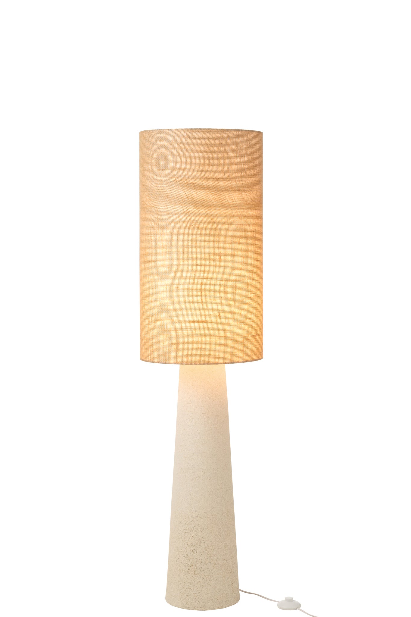 Vloerlamp Ava Glasvezel/Jute Naturel Small H140cm J-Line