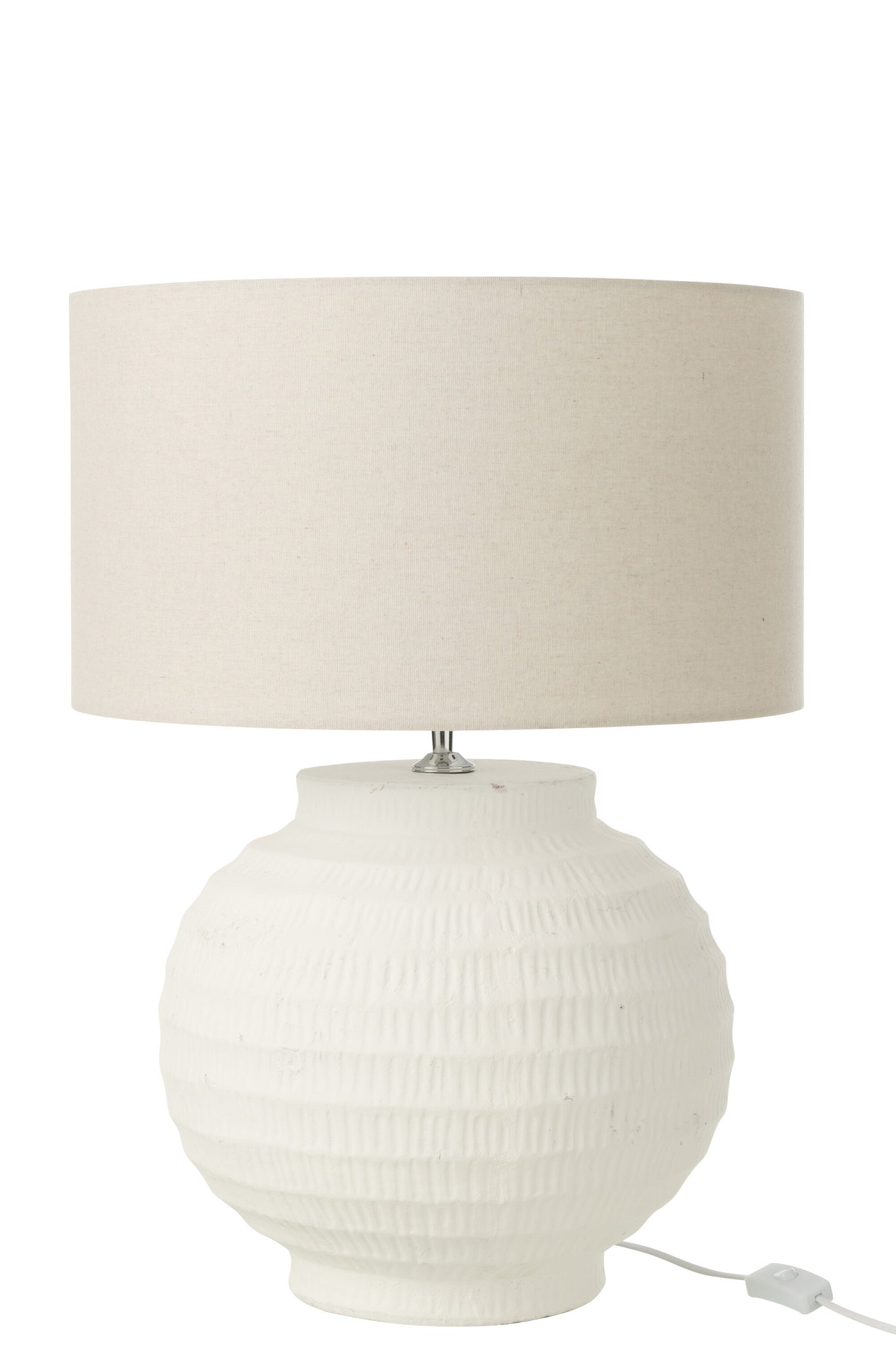 Tafellamp Terracotta Wit J-Line
