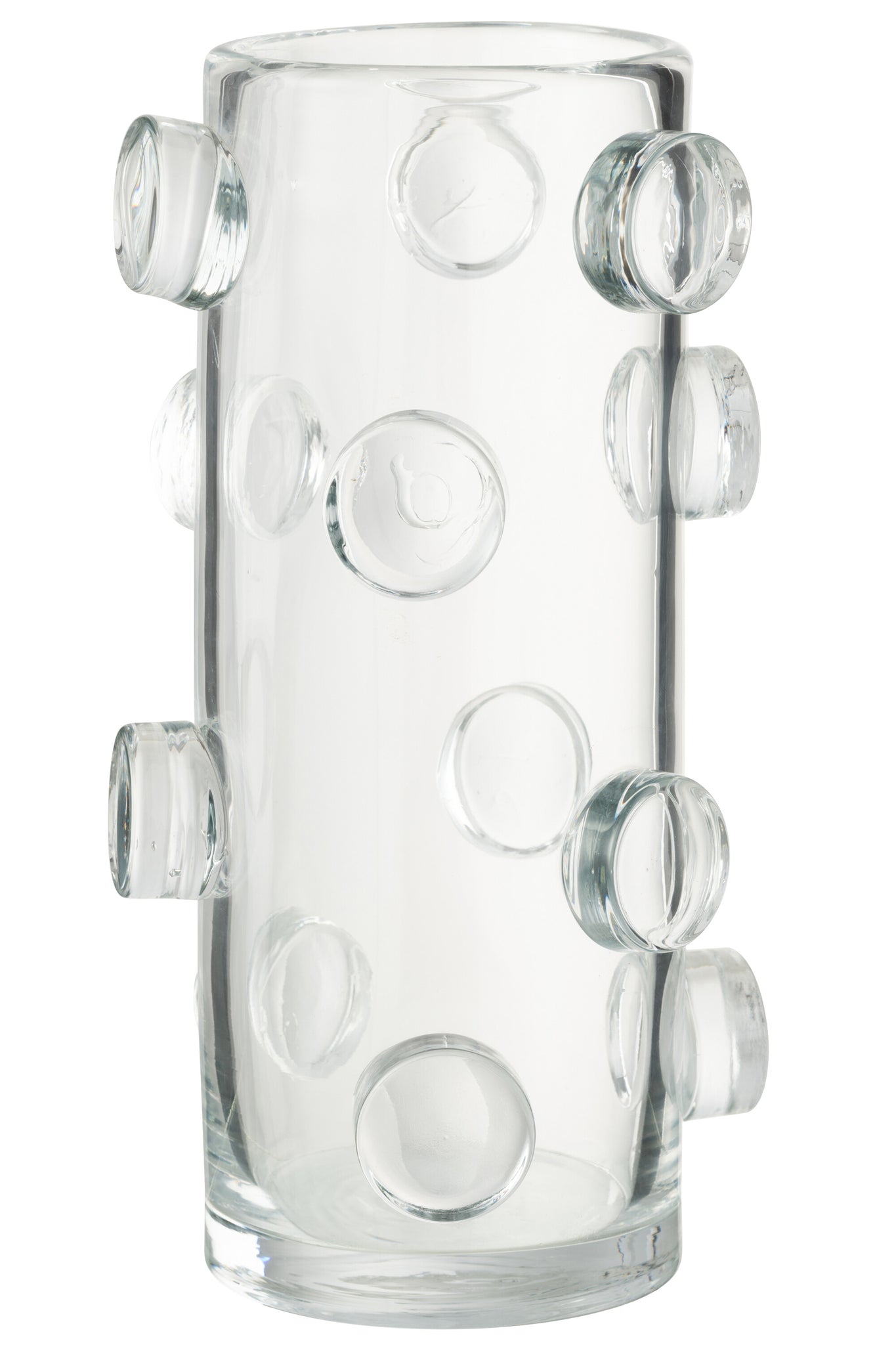 Vaas Pebbles Glas Transparent Large L18xB18cmxH36cm J-Line