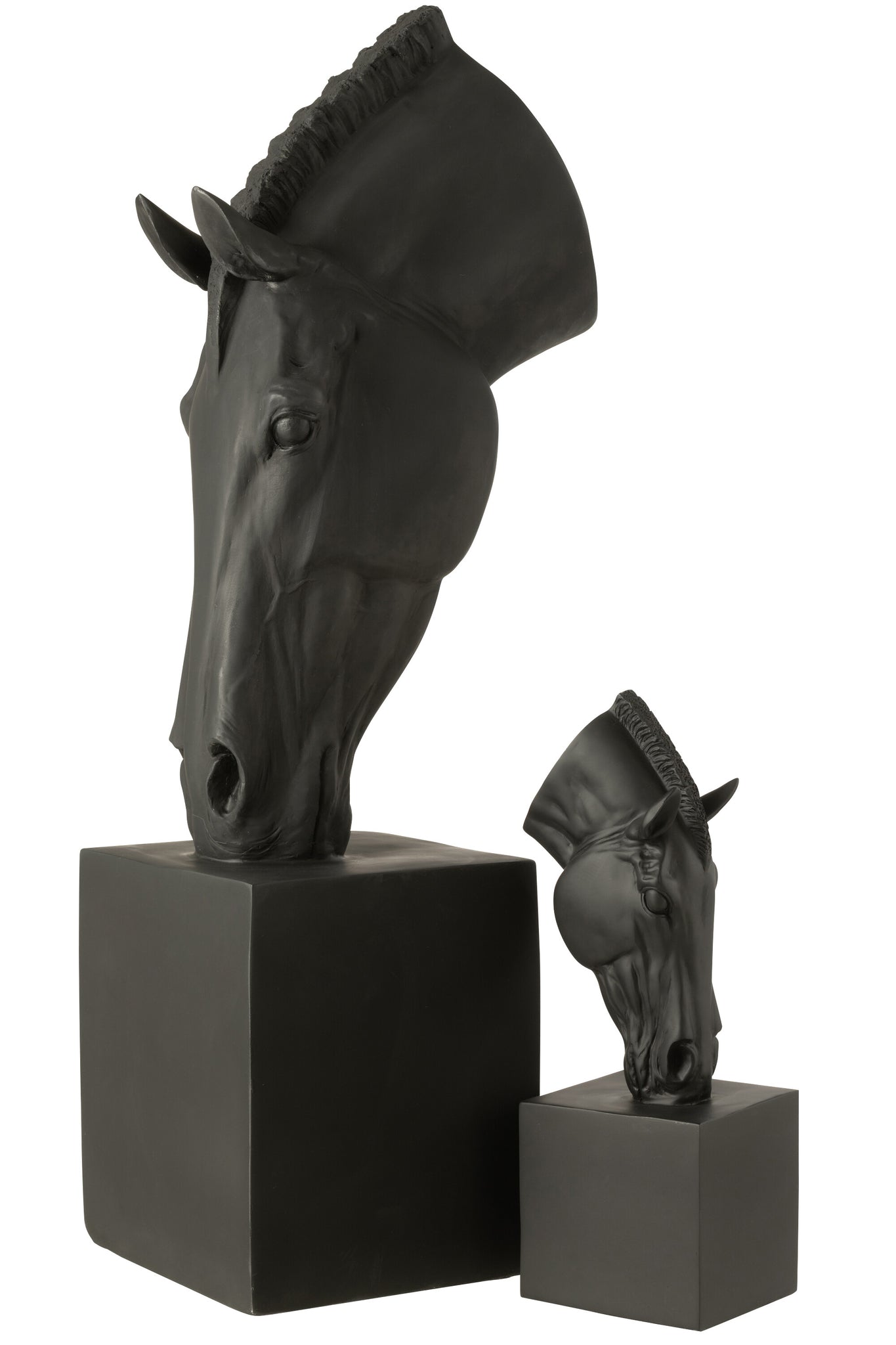 Paard Op Voet Zwart Large J-Line