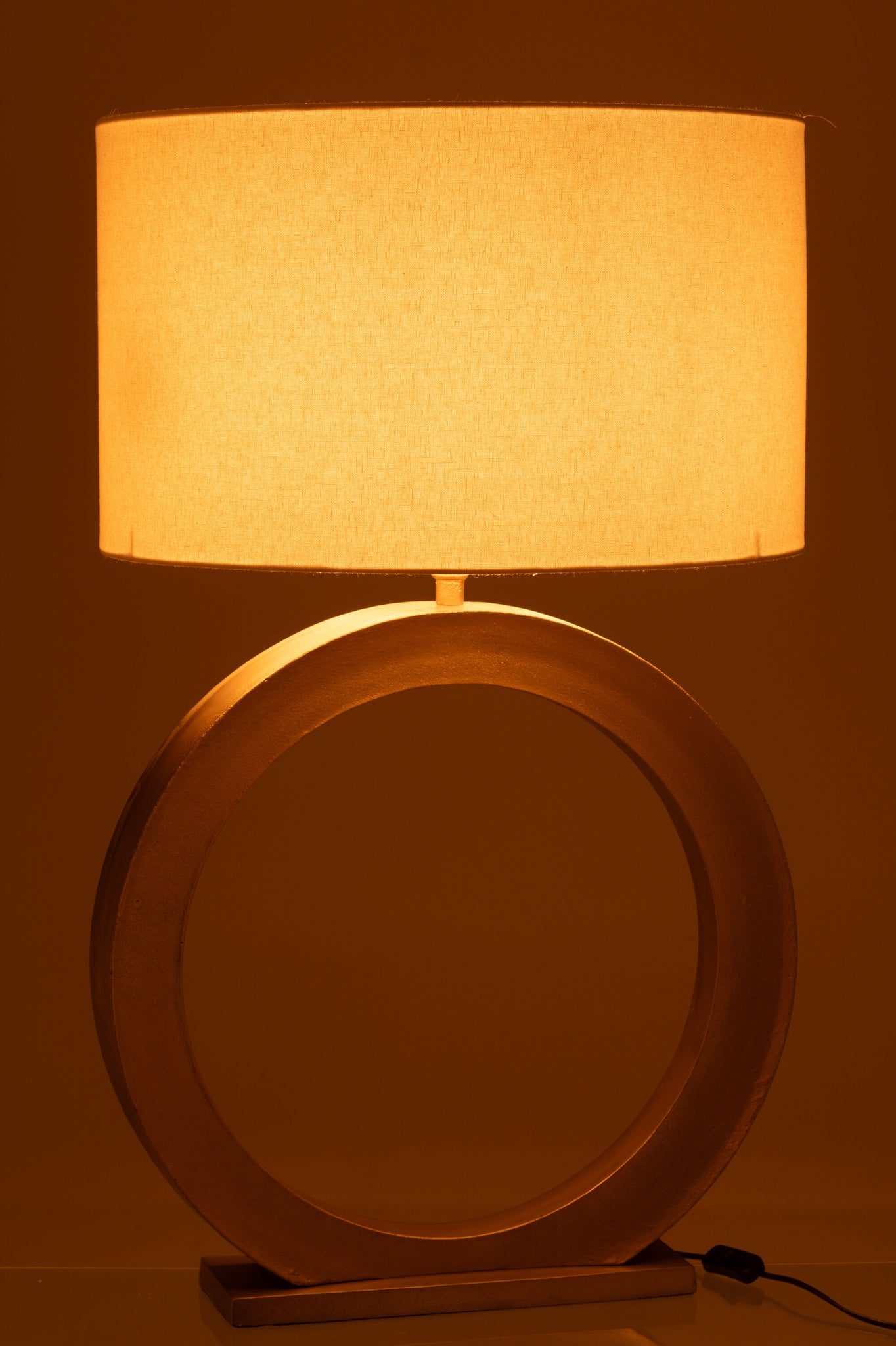 Tafellamp Lamp Rond Aluminium Goudkleurig J-Line