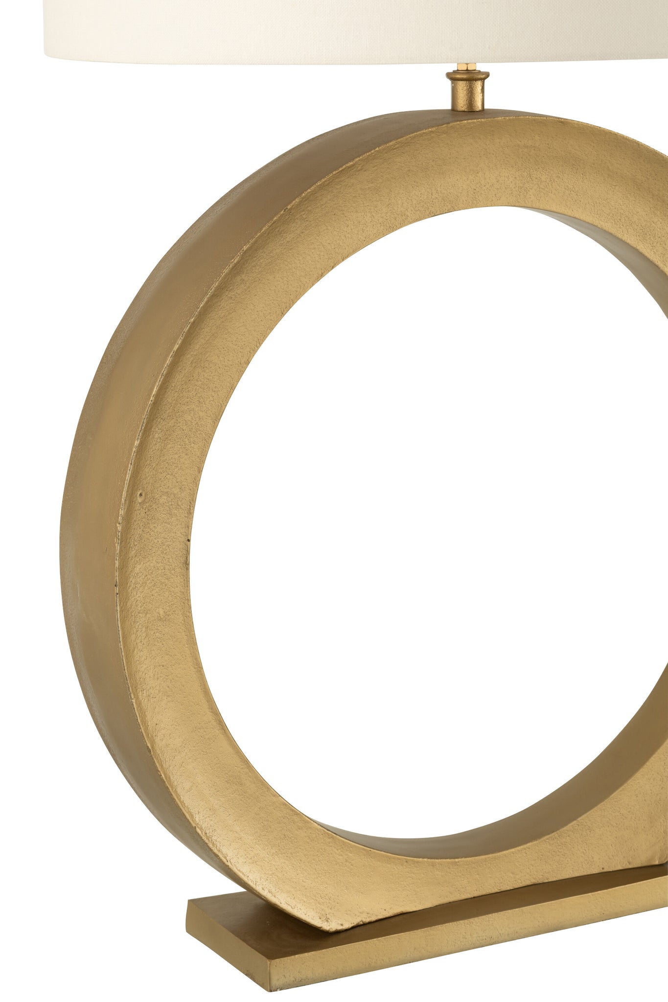 Tafellamp Lamp Rond Aluminium Goudkleurig J-Line