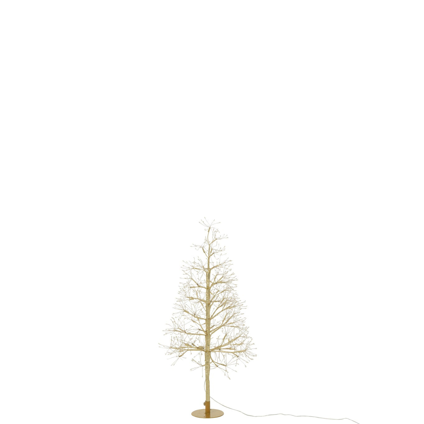 Boom Led Warm Witte Lichten Ijzer Goudkleurig Small H80cm J-Line