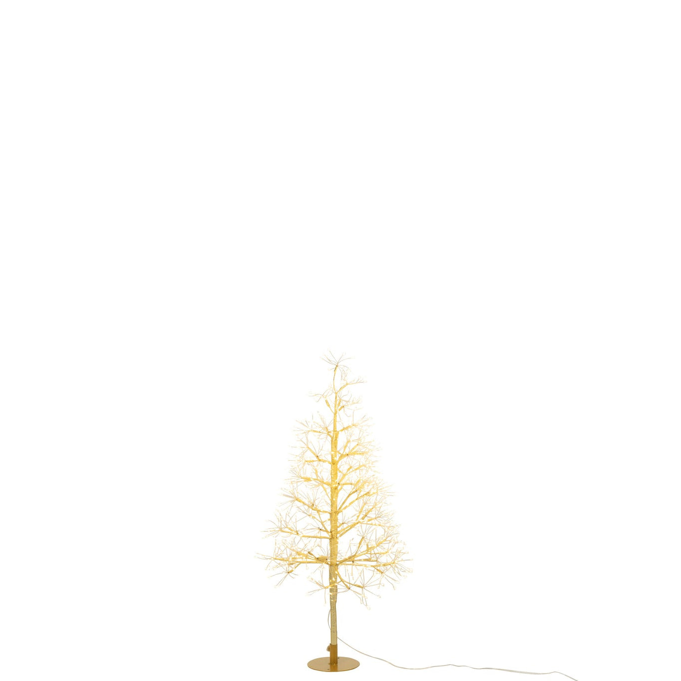 Boom Led Warm Witte Lichten Ijzer Goudkleurig Small H80cm J-Line