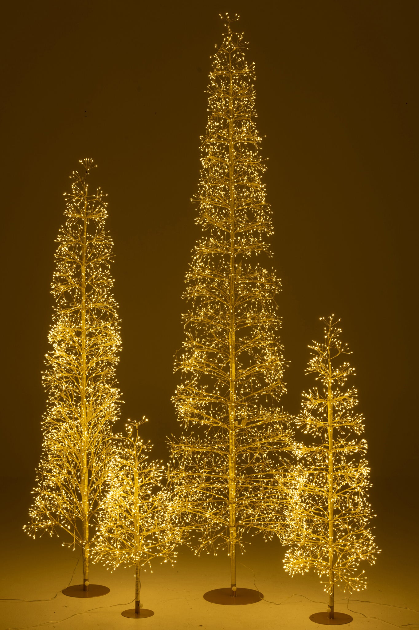 Boom Led Warm Witte Lichten Ijzer Goudkleurig Extra Large H240cm J-Line