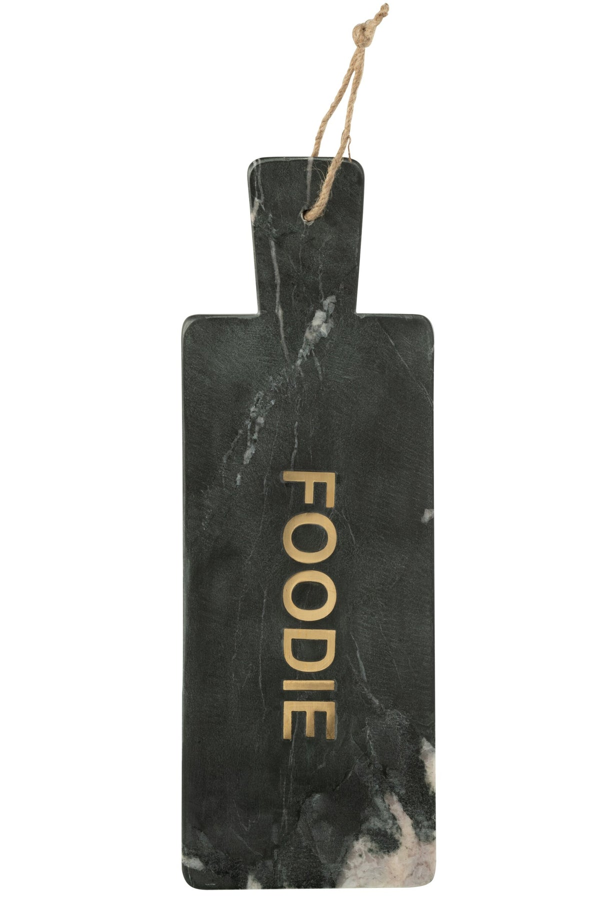 Kaasplank Foodie Rechthoek Marmer Zwart/Goudkleurig Large J-Line
