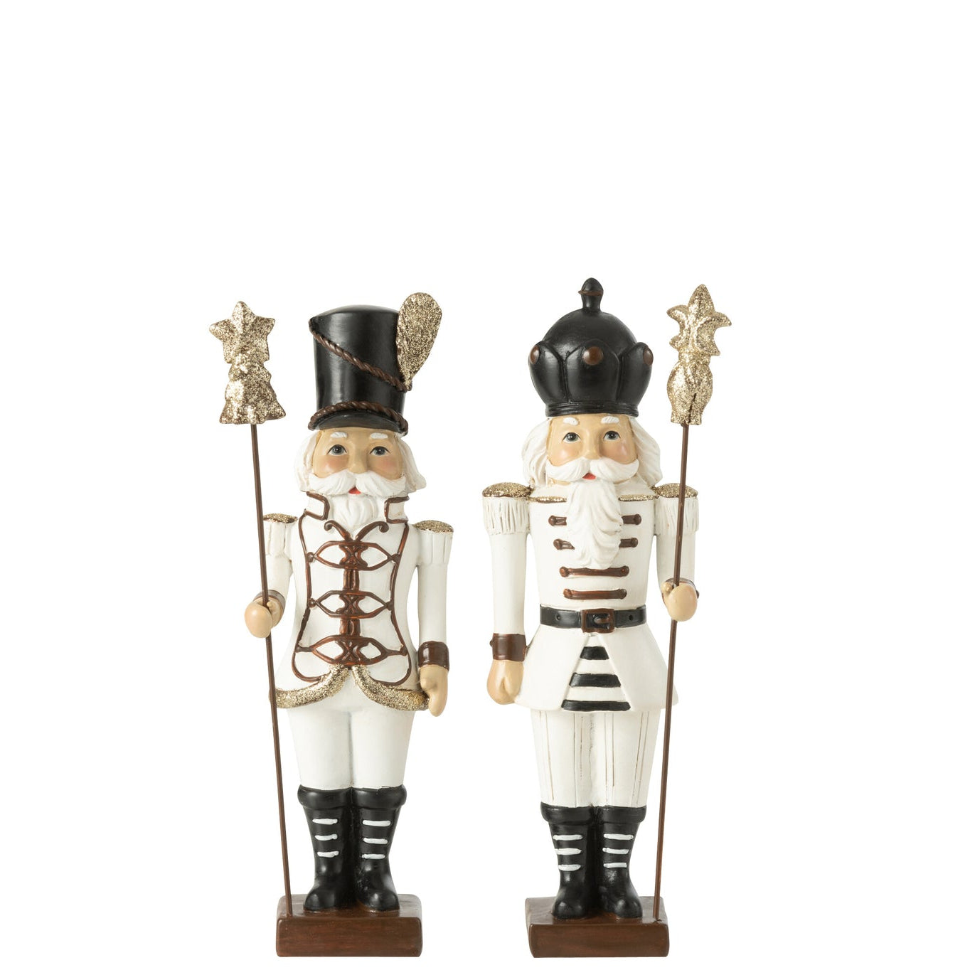 Notenkraker Polyresin Meerkleurig Medium Set van 2 J-Line