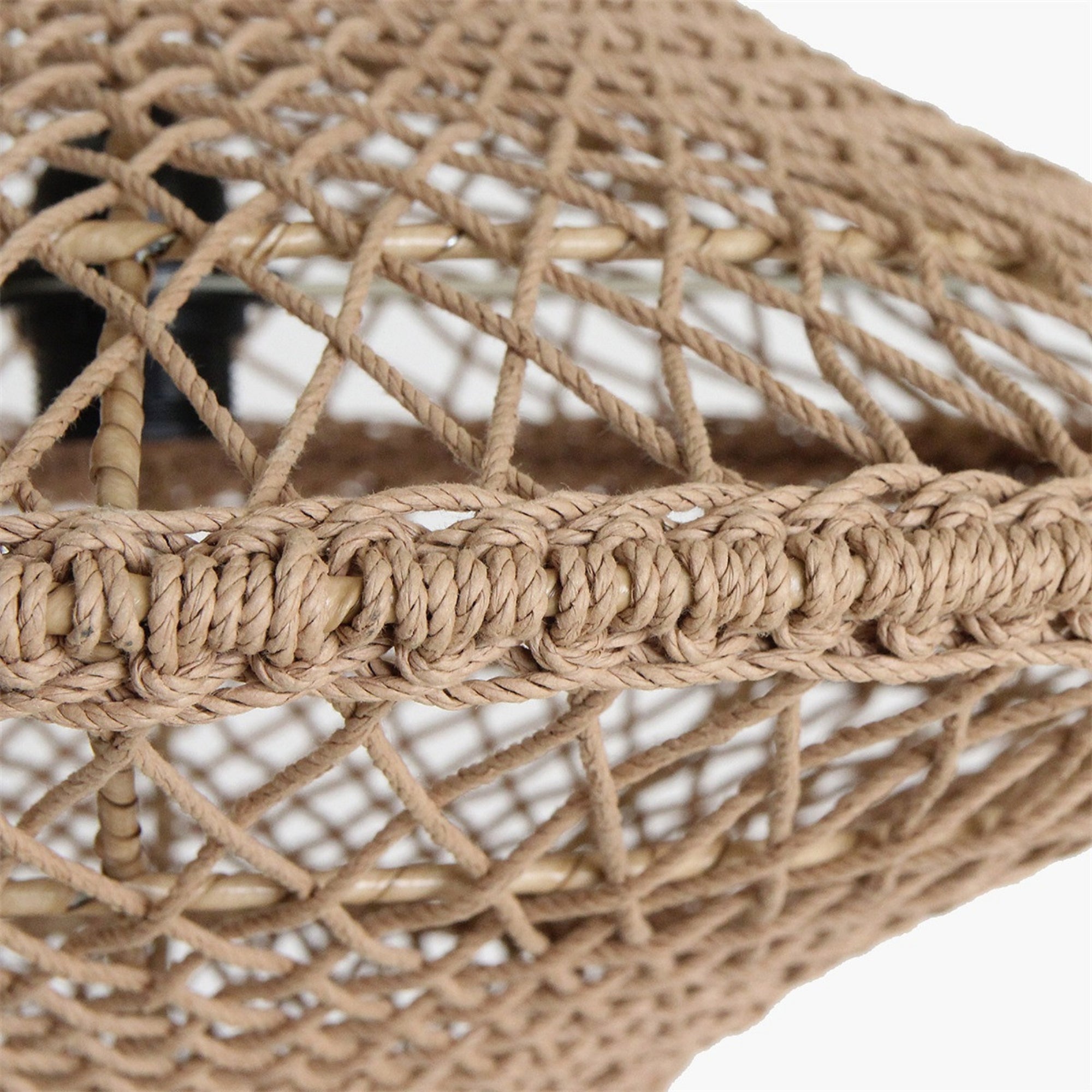 Raw Materials Hanglamp Corda Touw Naturel Set van 2