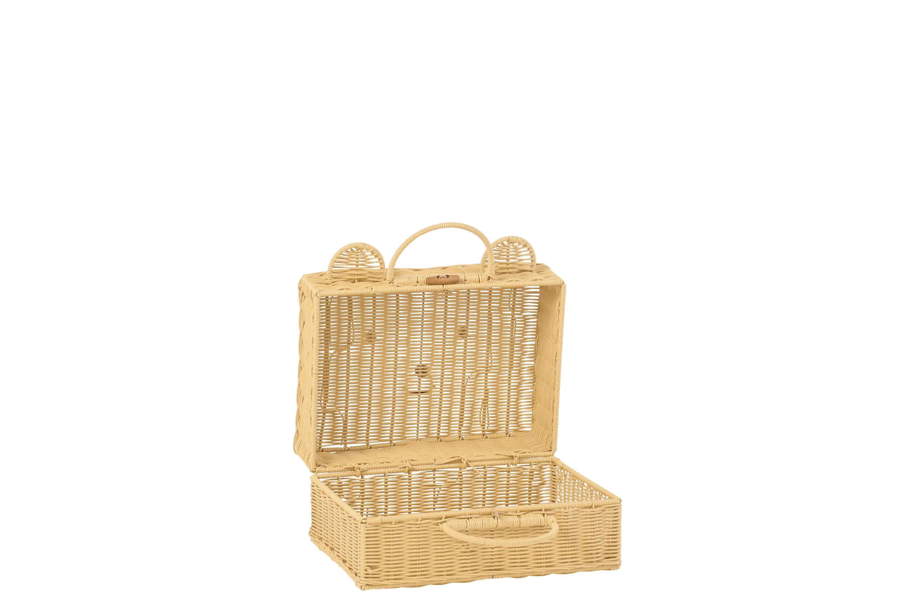 Mand Koffer Kunststof Naturel Small J-Line