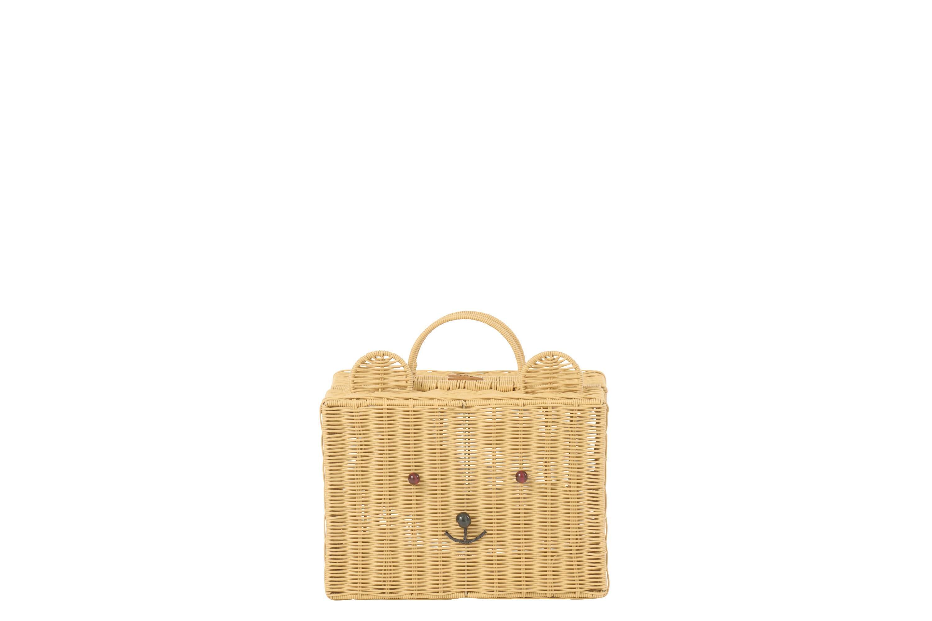Mand Koffer Kunststof Naturel Small J-Line