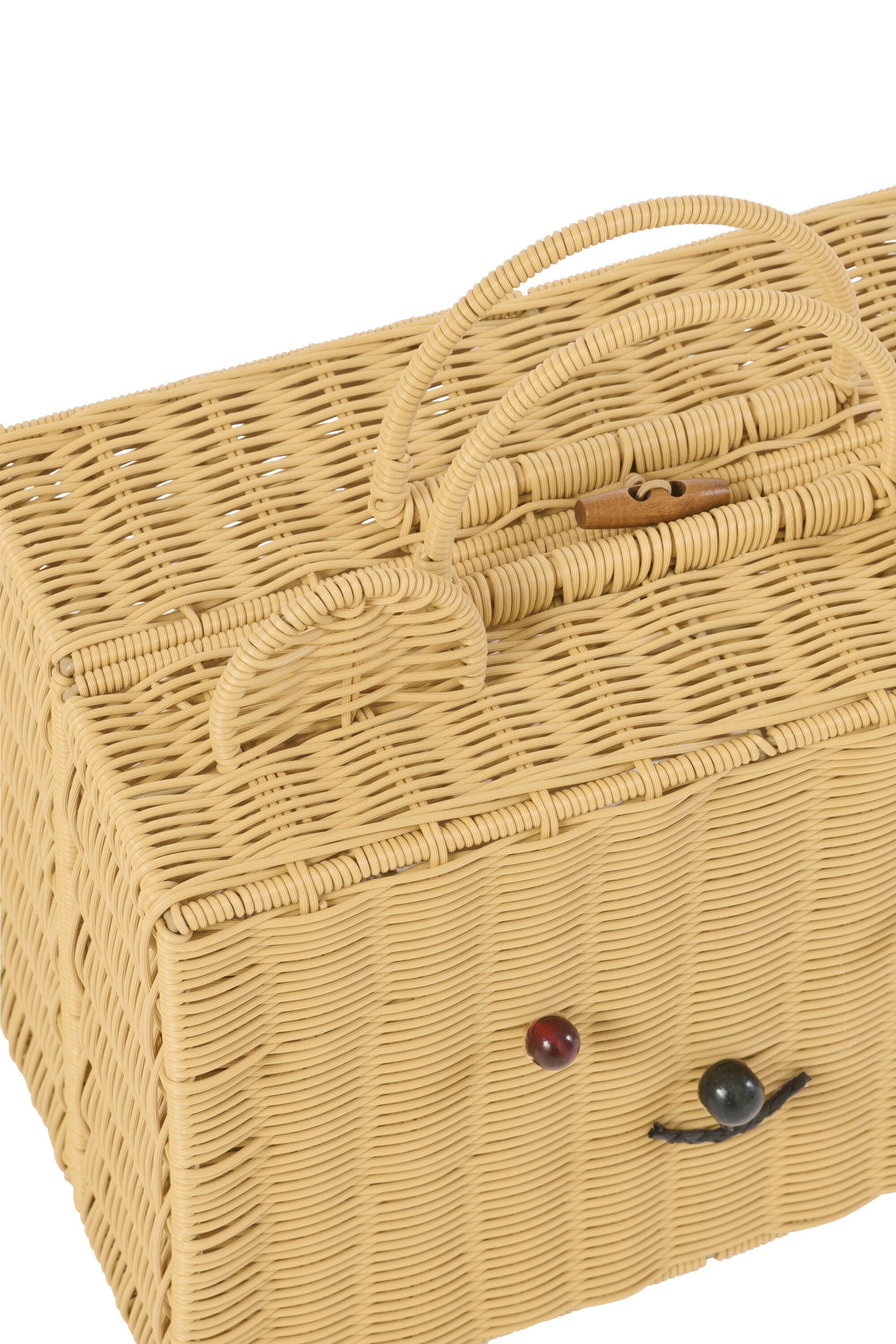 Mand Koffer Kunststof Naturel Small J-Line