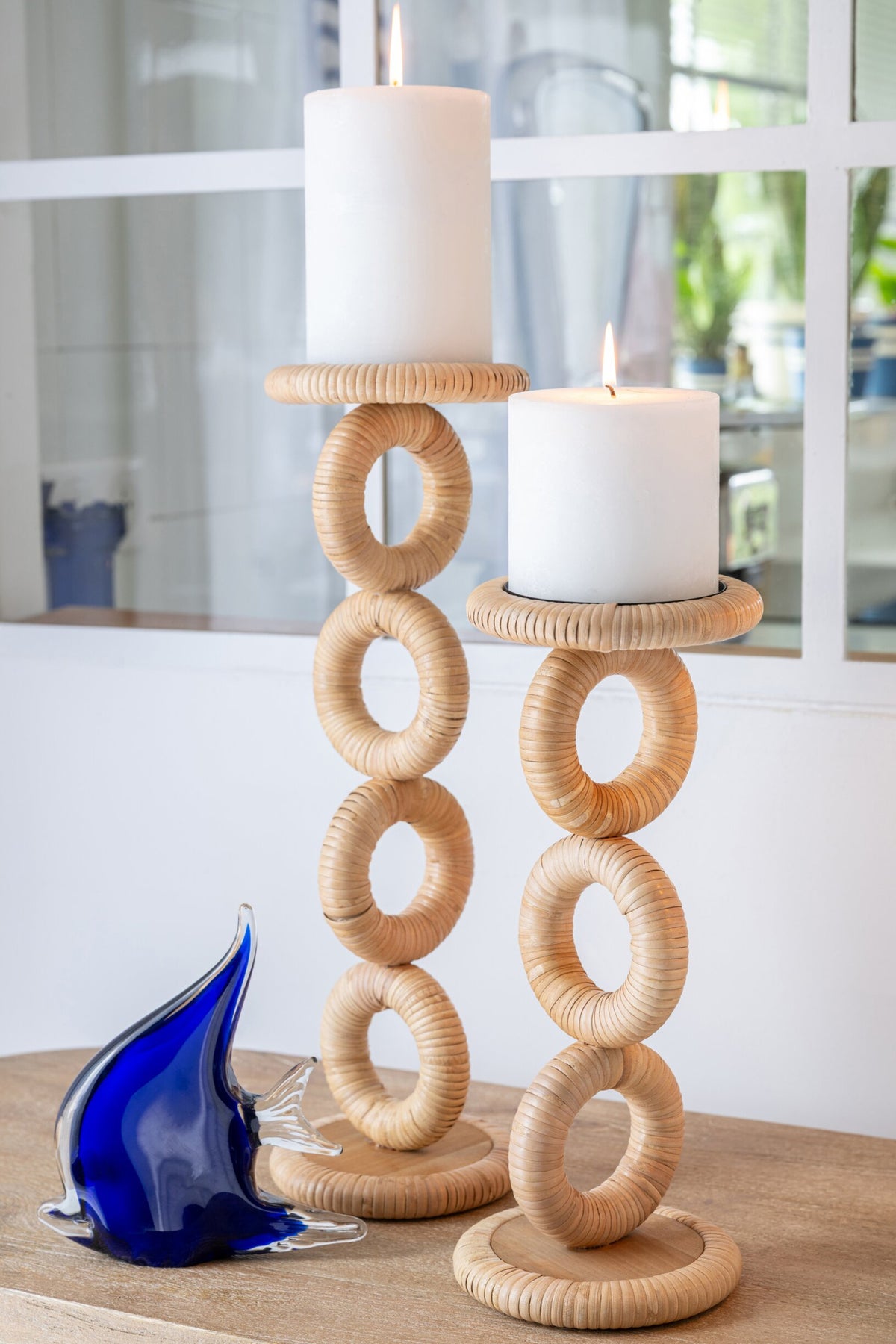 Kaarshouder Ring Mdf Naturel Large J-Line