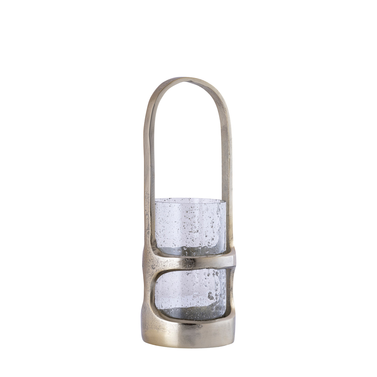Laterne Rahana S - 14x14x40 cm - Aluminium - Gold PTMD