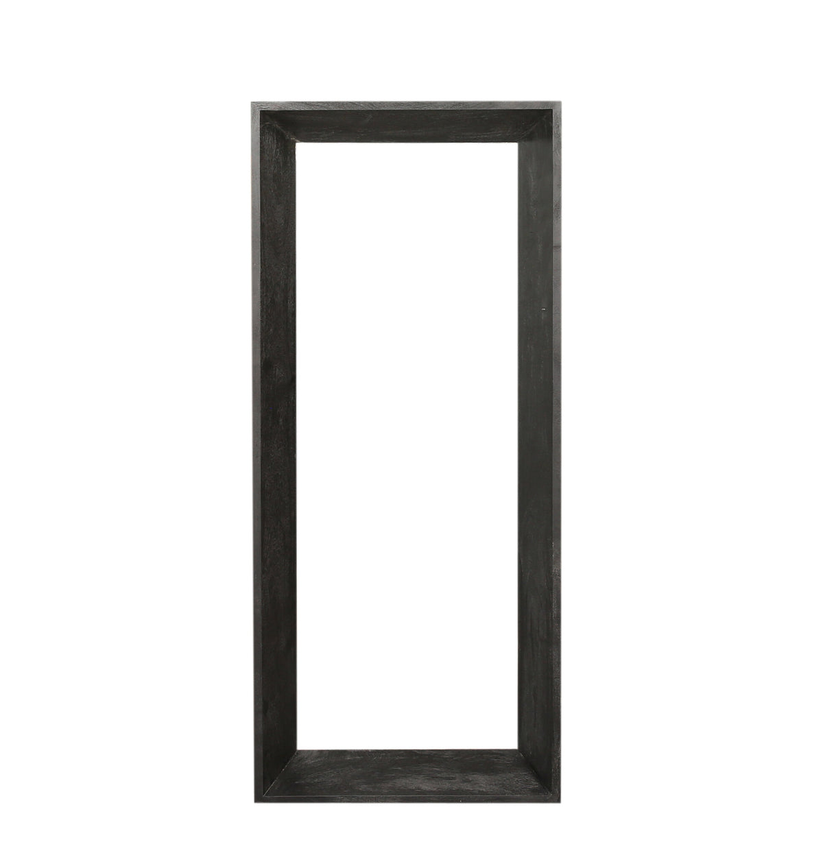 Kyro Black Acacia Wood Rectangle Mirror Small PTMD