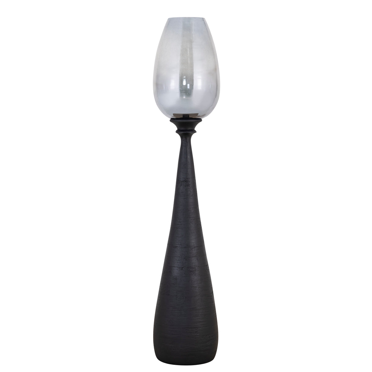 Midi Mangoholz Stormlight Rauchglas Schwarz Groß PTMD