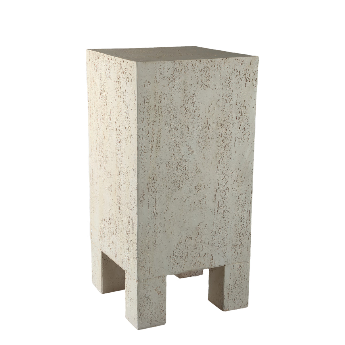 Chandar Beistelltisch Rechteck MgO Creme PTMD