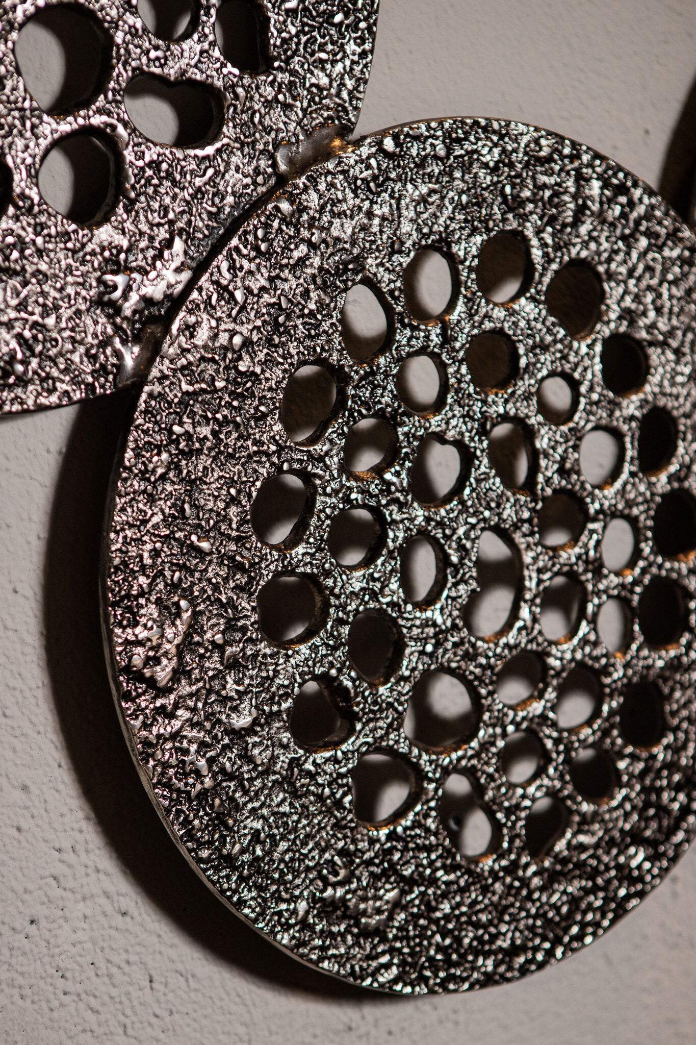 Geoffe Silver Casted Alu 4 Rounds Wall Panel PTMD