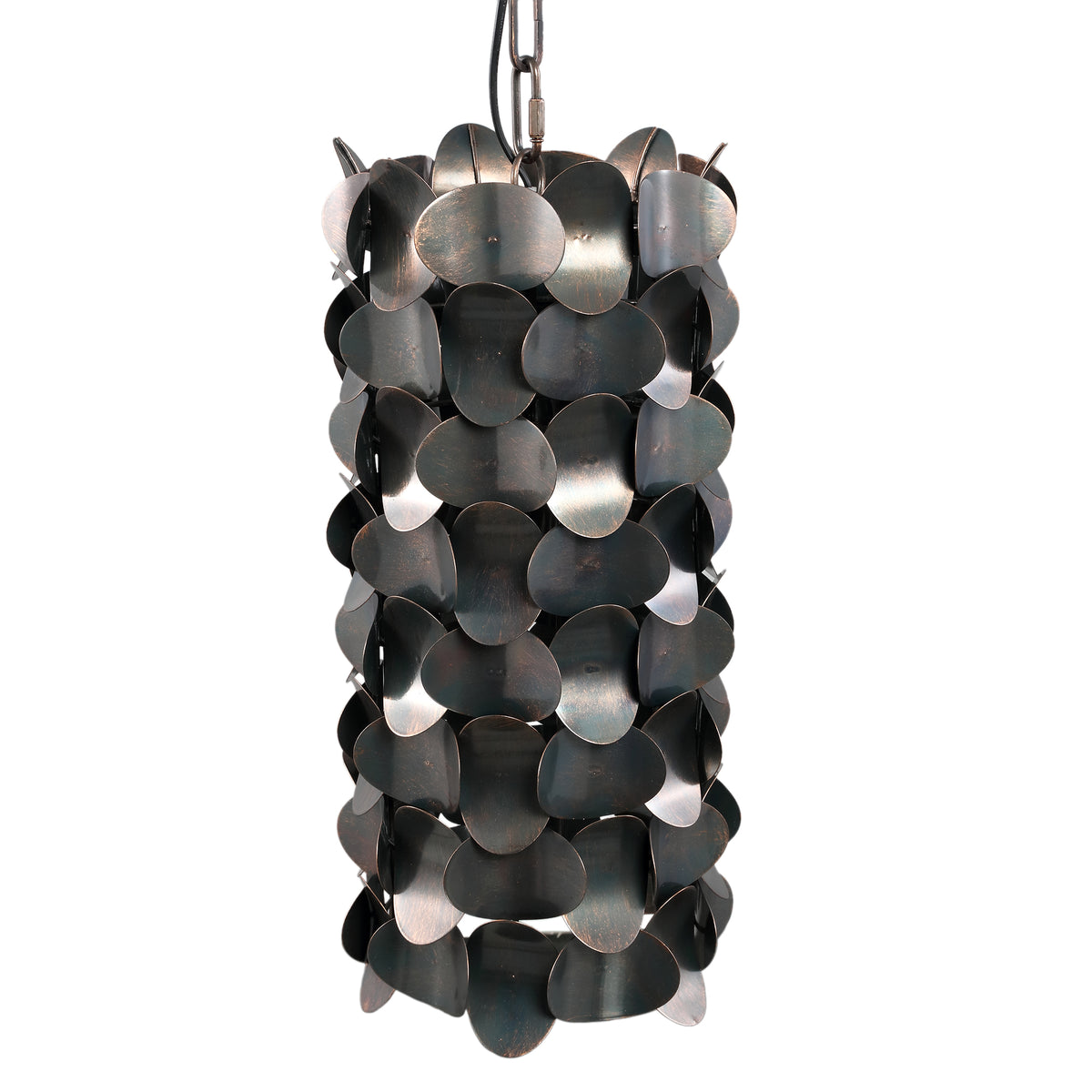Jaye Black Iron Hanging Lamp Circle Pattern Small PTMD