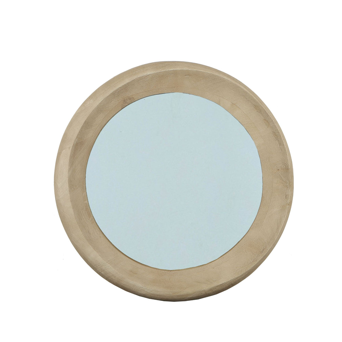 Noam Natural Mango Wood Round Mirror S Dia 70cmx5cm PTMD