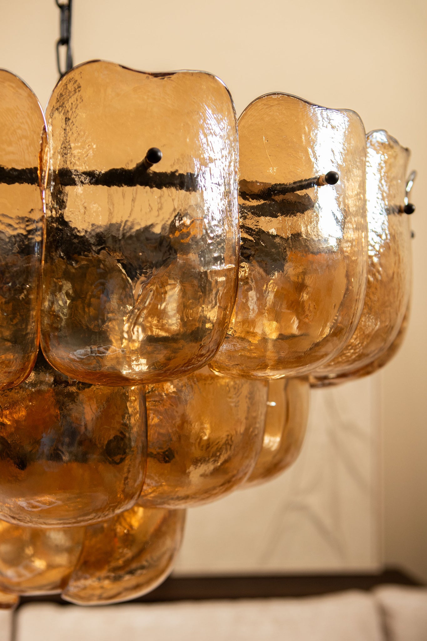 Hanglamp Vila Amber Glas Rond Large PTMD