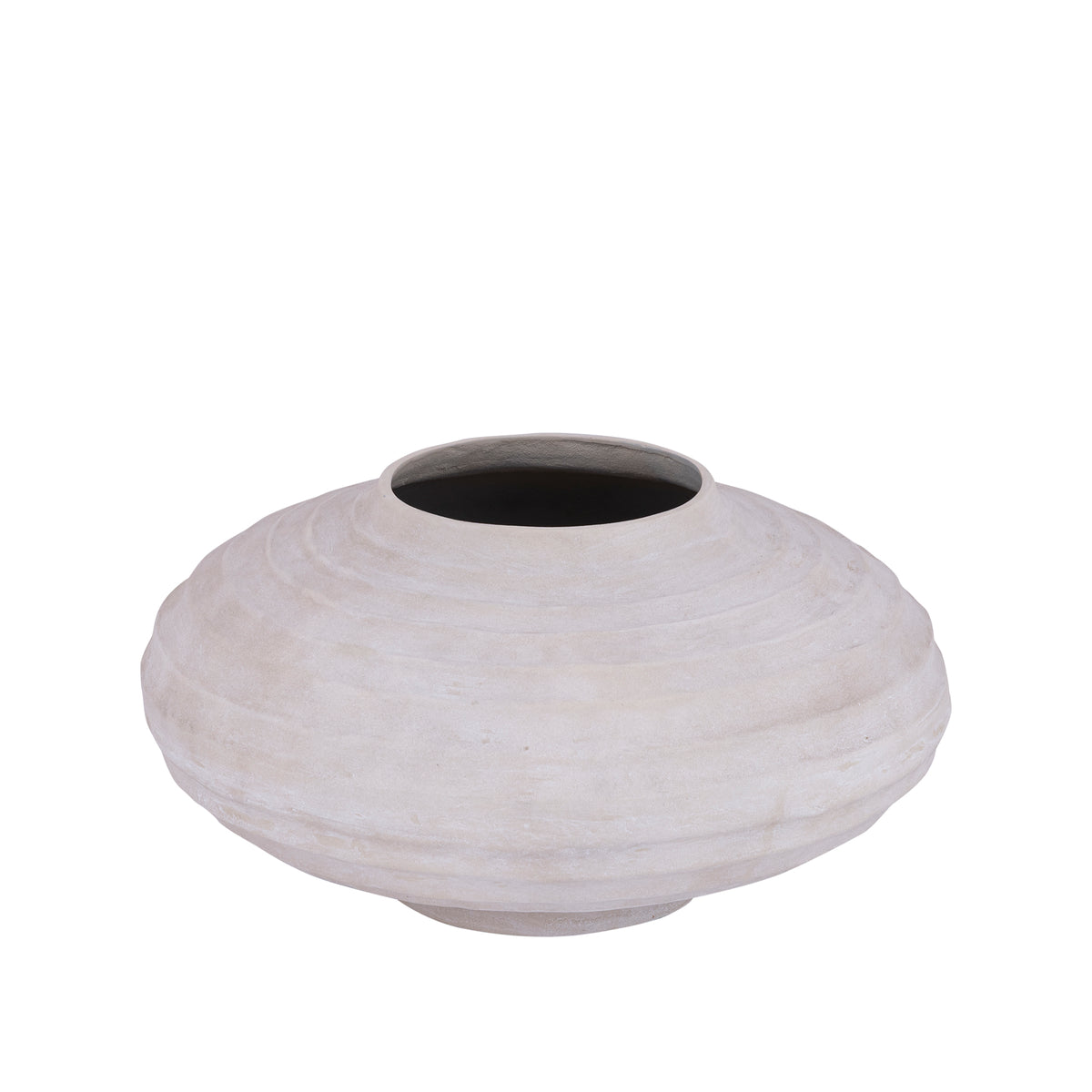 Pot Kody Beige Stone Wash casted alu ribbed pot L PTMD