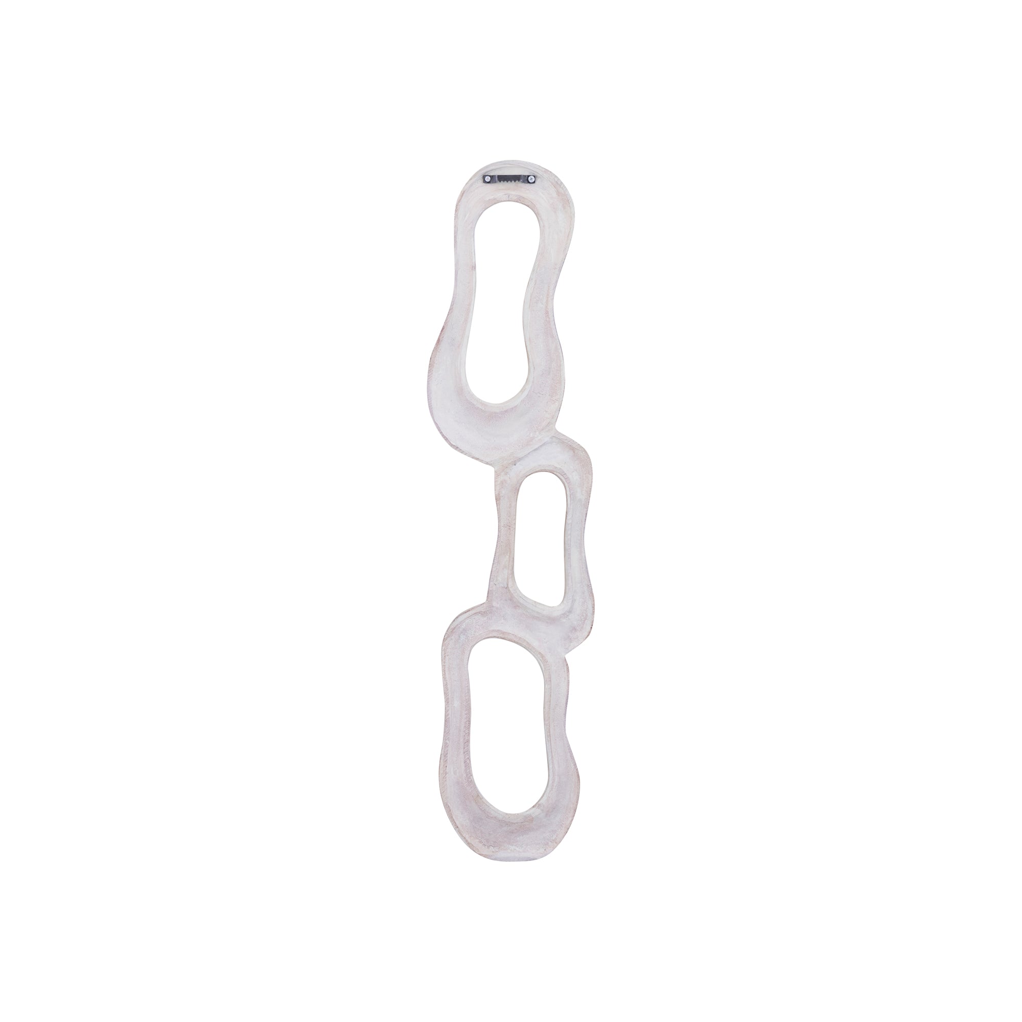 Wanddeco Camare Abstract Design Gegoten Aluminium Beige Small PTMD