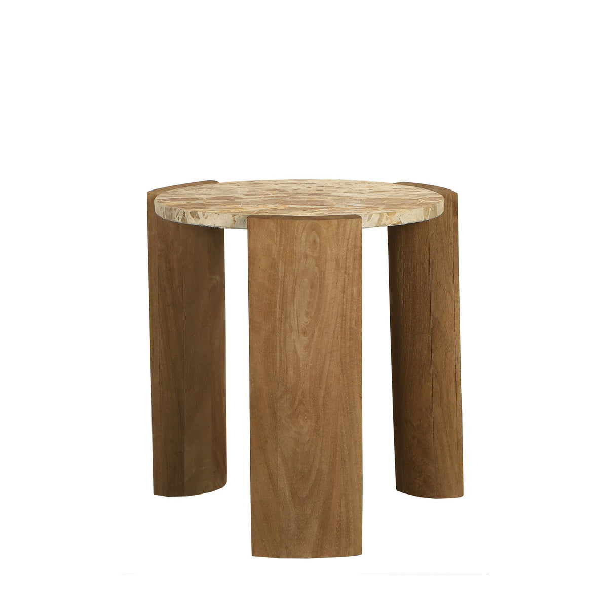 Beistelltisch Javina Naturmarmor Ø52cm PTMD