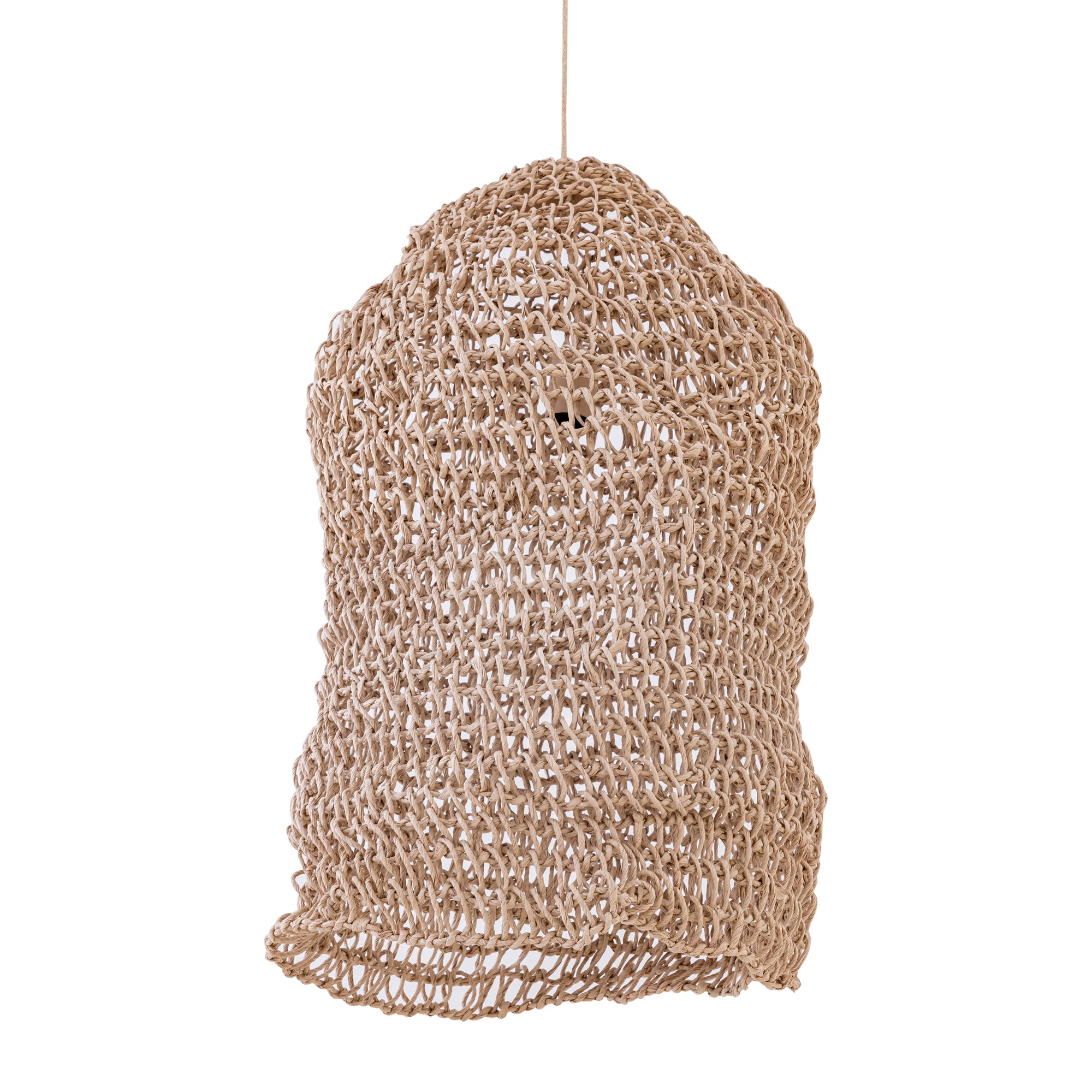 Hanglamp Dayo Naturel Papier Touw Open Lang PTMD