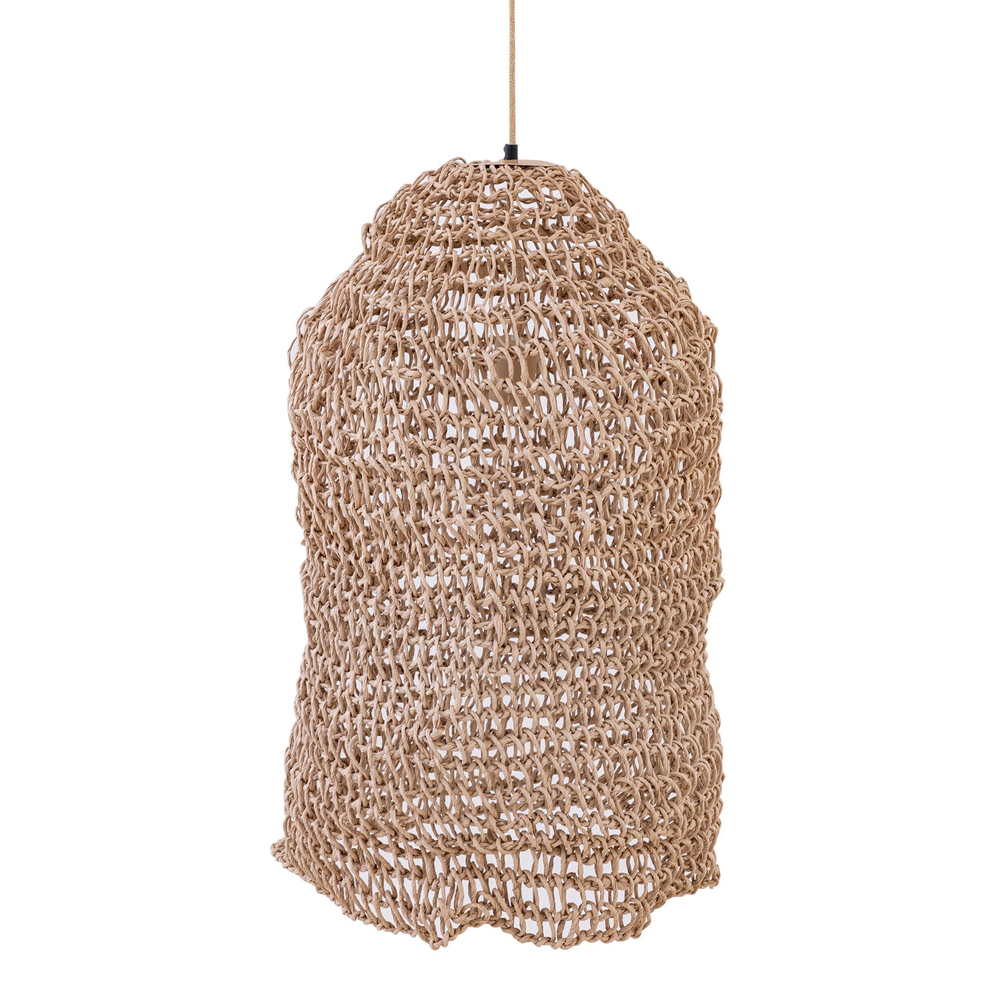 Hanglamp Dayo Naturel Papier Touw Open Lang PTMD