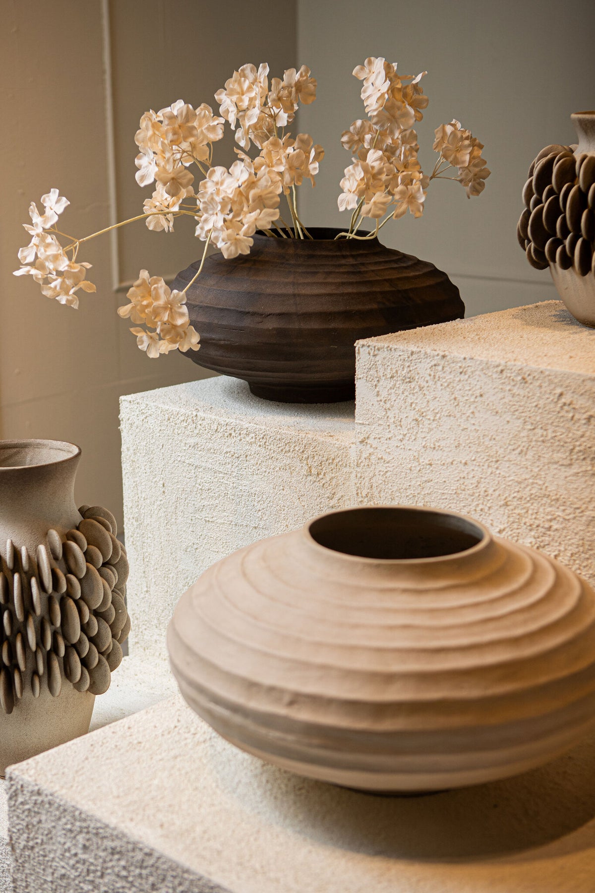 Kody Beige Stone Wash casted alu ribbed pot M PTMD